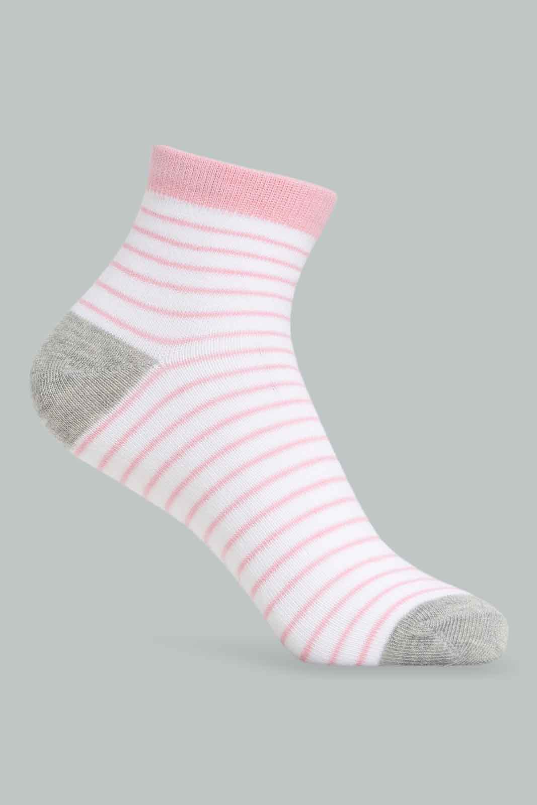 Redtag-Girls-Pack-Of-2-Ankle-Sock--Pink/Solid-365,-Category:Socks,-Colour:Apricot,-Deals:New-In,-Filter:Senior-Girls-(8-to-14-Yrs),-GSR-Socks,-New-In-GSR-APL,-Non-Sale,-Section:Girls-(0-to-14Yrs)-Senior-Girls-9 to 14 Years