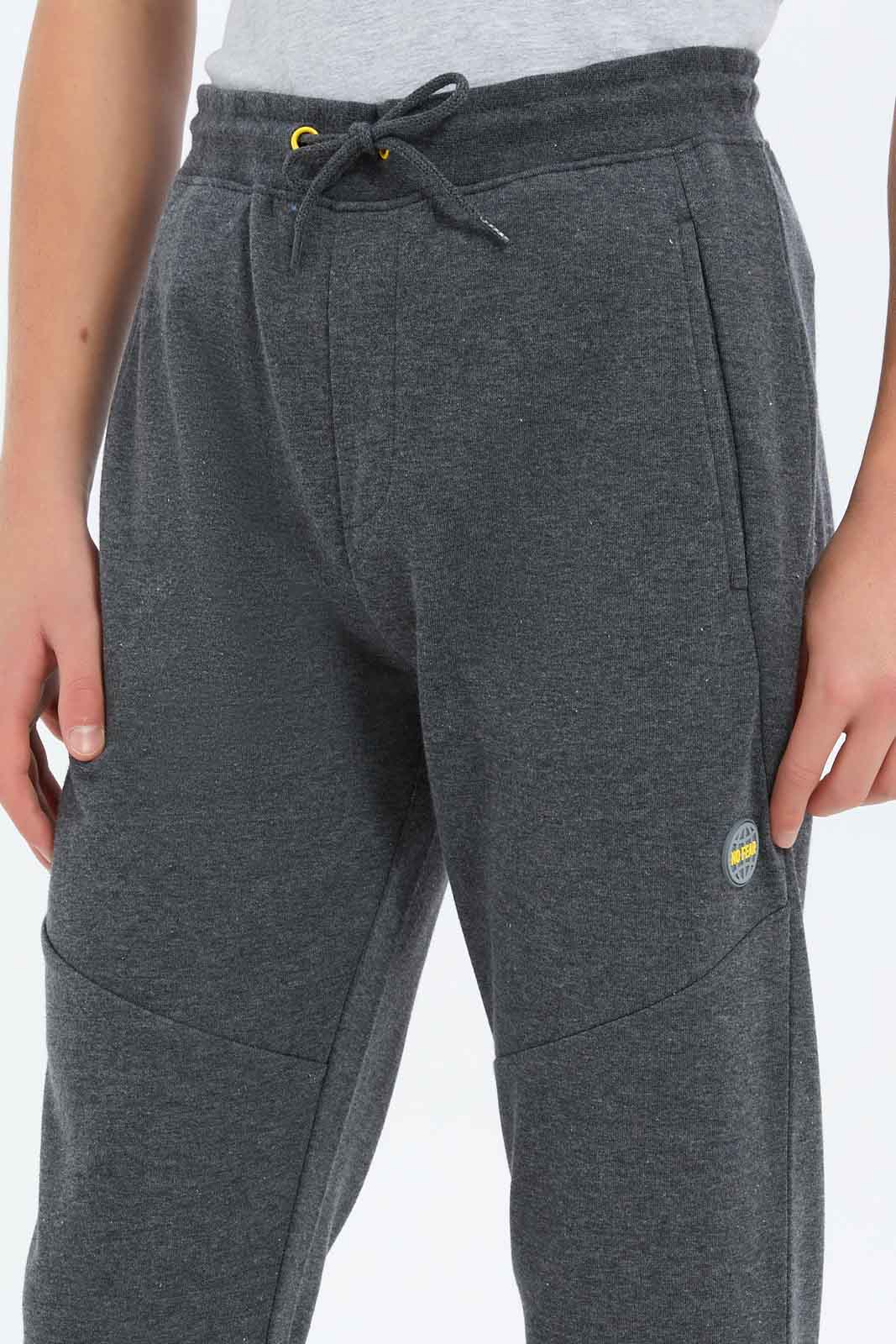 Redtag-Boys-Charcoal-Biker-Knee-Active-Pants-BSR-Joggers,-Category:Joggers,-Colour:Charcoal,-Deals:New-In,-Dept:Boys,-Filter:Senior-Boys-(8-to-14-Yrs),-New-In-BSR-APL,-Non-Sale,-S23B,-Section:Boys-(0-to-14Yrs)-Senior-Boys-9 to 14 Years