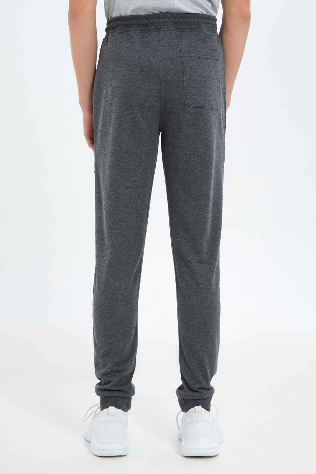 Redtag-Boys-Charcoal-Biker-Knee-Active-Pants-BSR-Joggers,-Category:Joggers,-Colour:Charcoal,-Deals:New-In,-Dept:Boys,-Filter:Senior-Boys-(8-to-14-Yrs),-New-In-BSR-APL,-Non-Sale,-S23B,-Section:Boys-(0-to-14Yrs)-Senior-Boys-9 to 14 Years