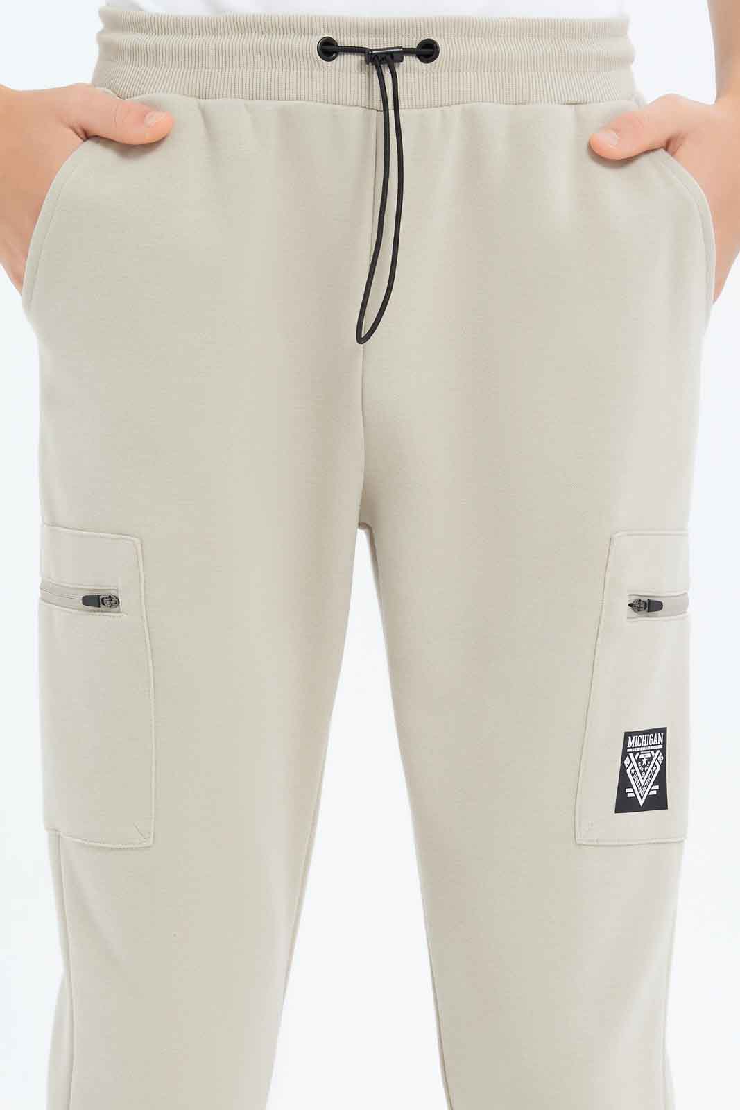 Redtag-Boys-Beige-Cargo-Active-Pants-BSR-Joggers,-Category:Joggers,-Colour:Beige,-Deals:New-In,-Dept:Boys,-Filter:Senior-Boys-(8-to-14-Yrs),-New-In-BSR-APL,-Non-Sale,-S23B,-Section:Boys-(0-to-14Yrs)-Senior-Boys-9 to 14 Years