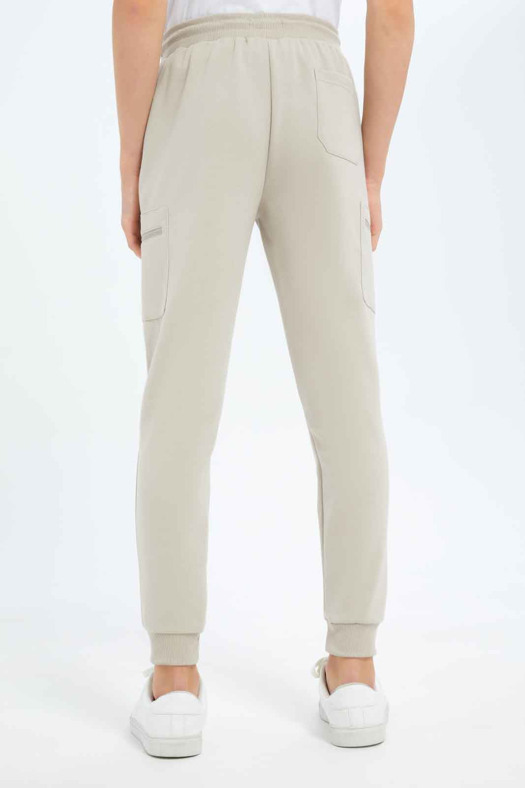 Redtag-Boys-Beige-Cargo-Active-Pants-BSR-Joggers,-Category:Joggers,-Colour:Beige,-Deals:New-In,-Dept:Boys,-Filter:Senior-Boys-(8-to-14-Yrs),-New-In-BSR-APL,-Non-Sale,-S23B,-Section:Boys-(0-to-14Yrs)-Senior-Boys-9 to 14 Years