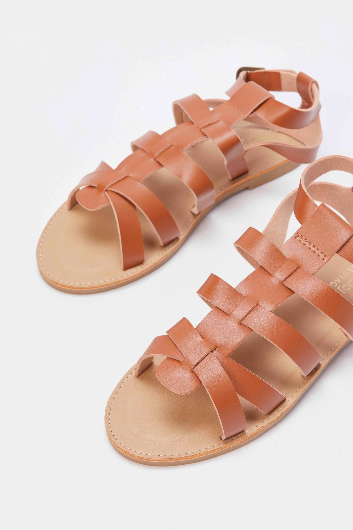 Redtag-Brown-Multi-Strap-Sandal-Category:Sandals,-Colour:Brown,-Deals:New-In,-Filter:Girls-Footwear-(5-to-14-Yrs),-GSR-Sandals,-N/A,-New-In-GSR-FOO,-Non-Sale,-S23A,-Section:Girls-(0-to-14Yrs)-Senior-Girls-5 to 14 Years