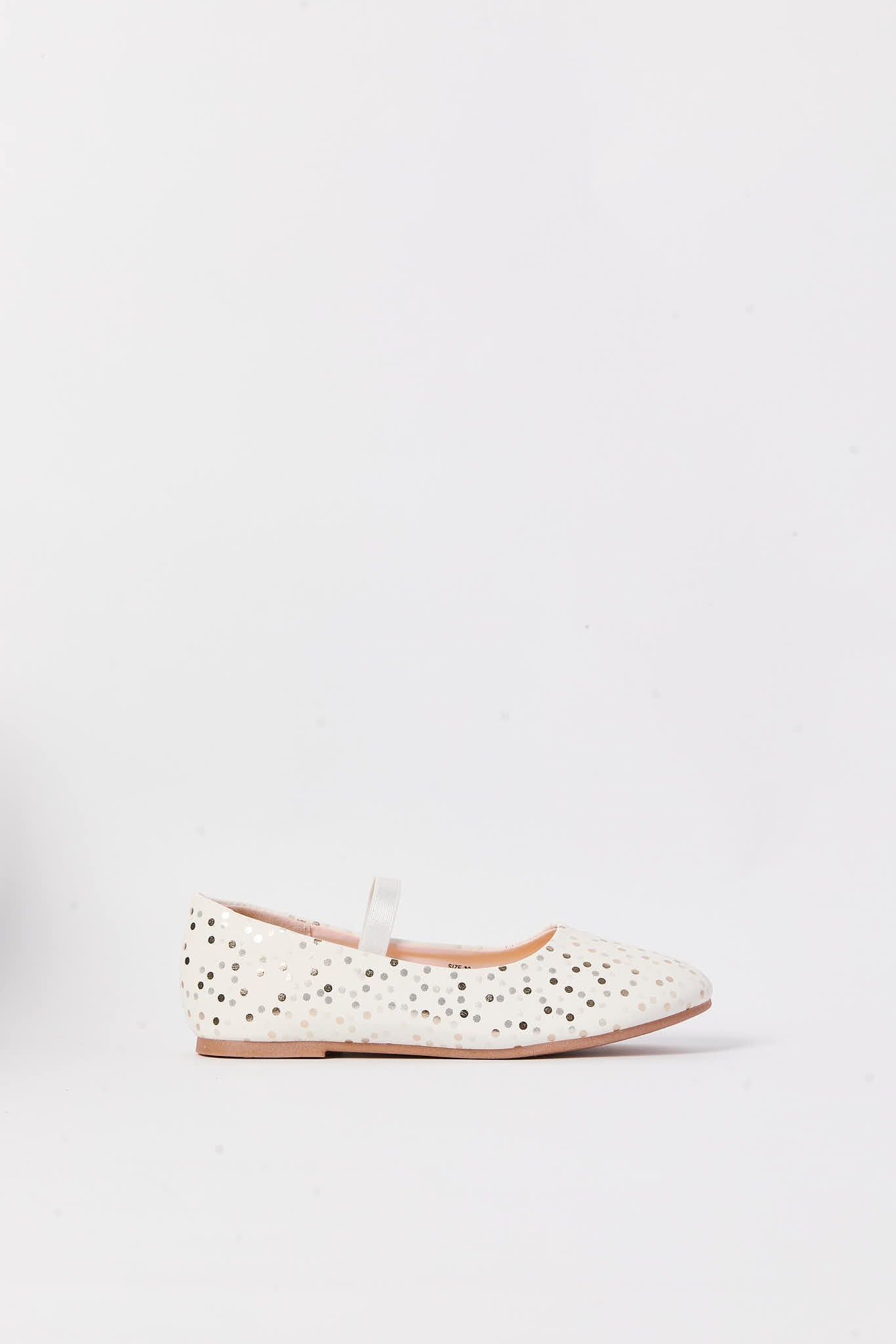 Redtag-White-Printed-Ballerina-Category:Shoes,-Colour:White,-Deals:New-In,-Filter:Girls-Footwear-(3-to-5-Yrs),-GIR-Shoes,-N/A,-New-In-GIR-FOO,-Non-Sale,-S23A,-Section:Girls-(0-to-14Yrs)-Girls-3 to 5 Years