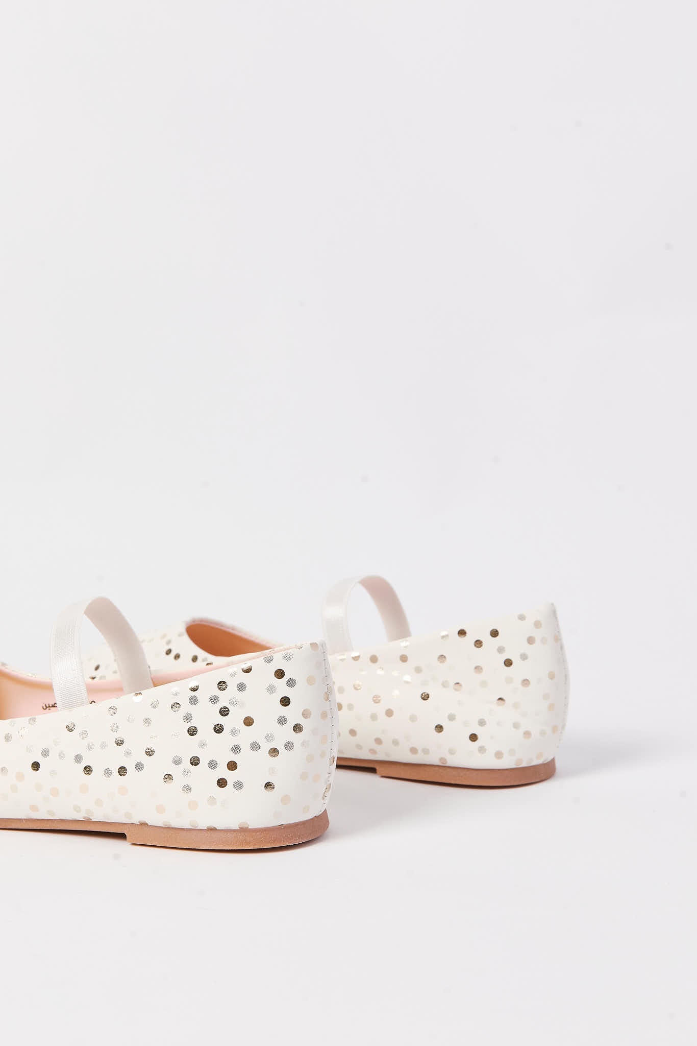 Redtag-White-Printed-Ballerina-Category:Shoes,-Colour:White,-Deals:New-In,-Filter:Girls-Footwear-(3-to-5-Yrs),-GIR-Shoes,-N/A,-New-In-GIR-FOO,-Non-Sale,-S23A,-Section:Girls-(0-to-14Yrs)-Girls-3 to 5 Years
