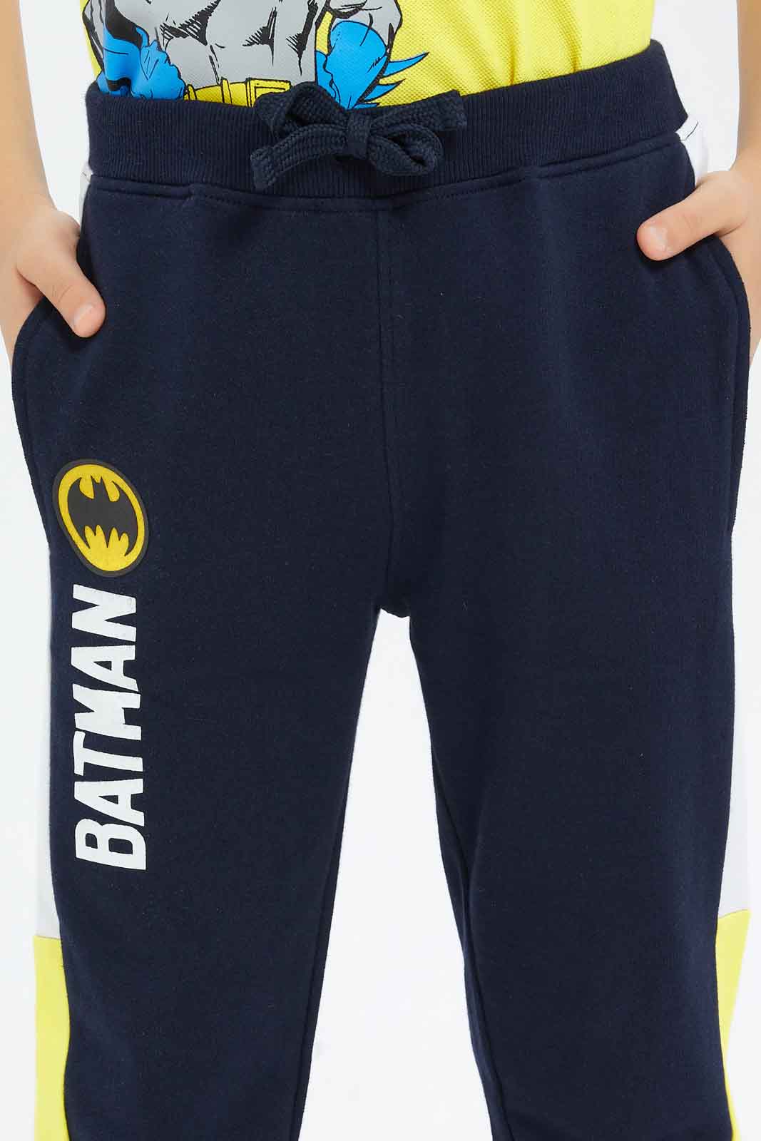 Redtag-Boys-Blue-Batman-Jog-Pant-BOY-Joggers,-Category:Joggers,-CHA,-Colour:Blue,-Deals:New-In,-Dept:Boys,-Filter:Boys-(2-to-8-Yrs),-New-In-BOY-APL,-Non-Sale,-S23B,-Section:Boys-(0-to-14Yrs),-TBL-Boys-2 to 8 Years