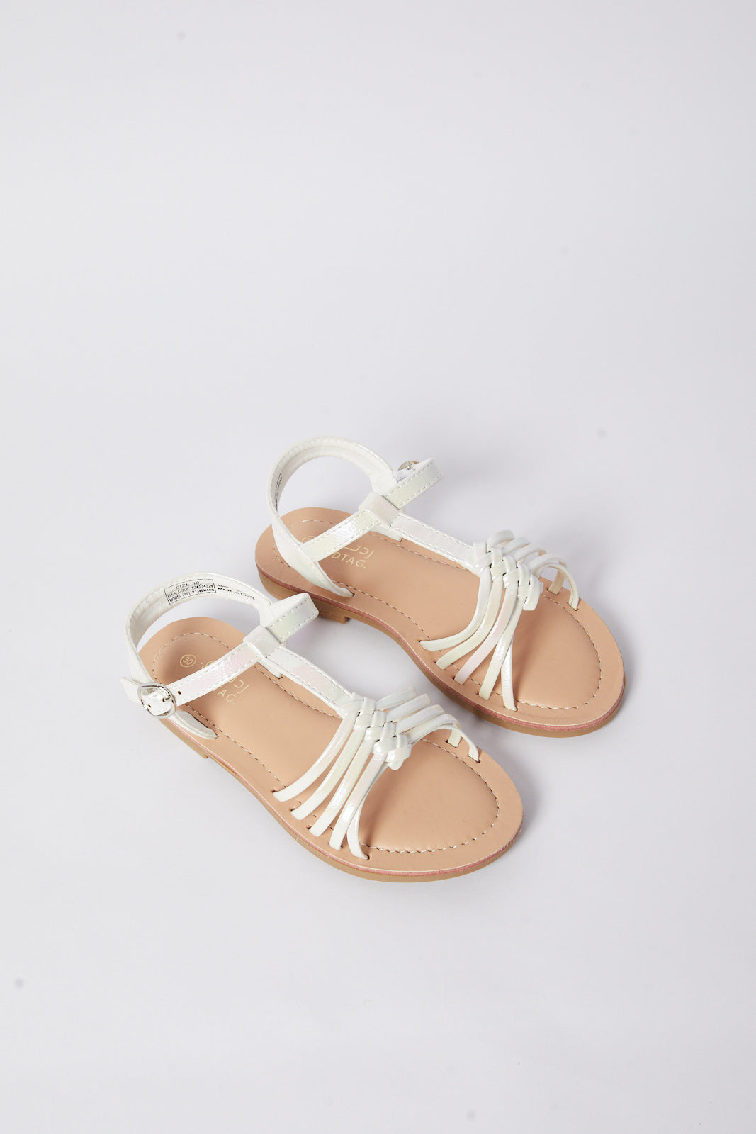 Redtag-White-Multi-Strap-Sandal-Category:Sandals,-Colour:White,-Deals:New-In,-Filter:Girls-Footwear-(5-to-14-Yrs),-GSR-Sandals,-N/A,-New-In-GSR-FOO,-Non-Sale,-S23B,-Section:Girls-(0-to-14Yrs)-Senior-Girls-5 to 14 Years