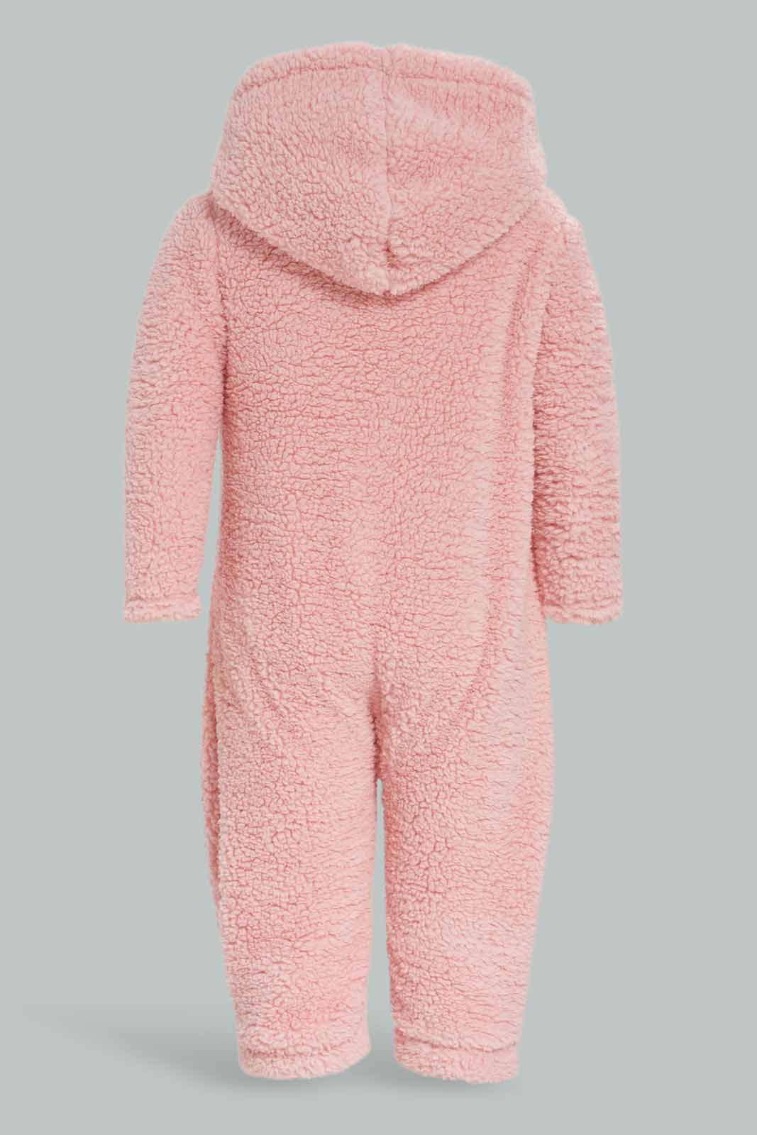 Redtag-Girls-Light-Pink-Faux-Sherling-One-Piece-Suit-Category:Coats,-Colour:Blue,-Deals:New-In,-Dept:New-Born,-EHW,-Filter:Baby-(0-to-12-Mths),-NBG-Coats,-New-In-NBG-APL,-Non-Sale,-S23A,-Section:Boys-(0-to-14Yrs)-Baby-
