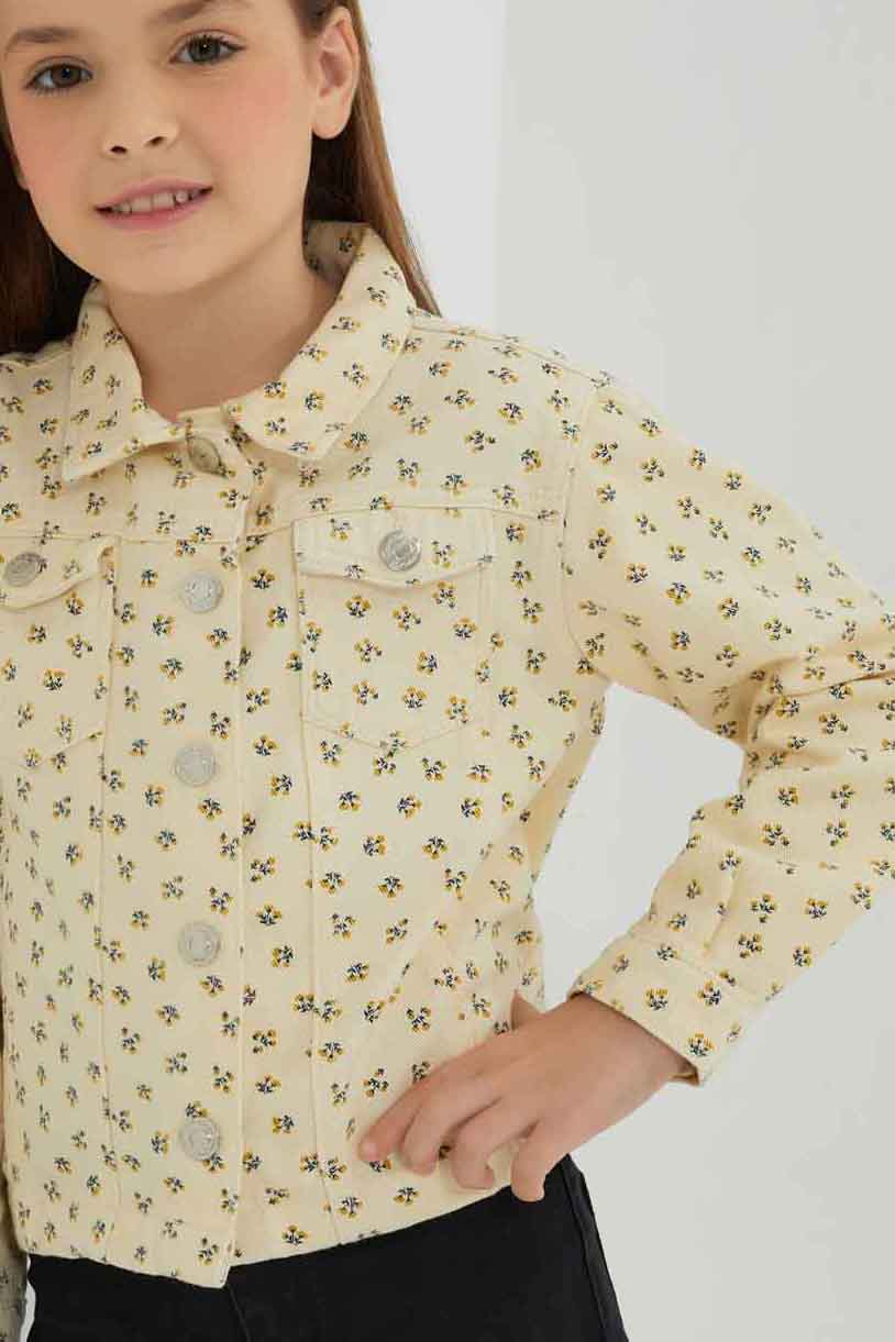 Redtag-Girls-Yellow-Printed-Jacket-Category:Jackets,-Colour:Yellow,-Deals:New-In,-Dept:Girls,-Filter:Girls-(2-to-8-Yrs),-GIR-Jackets,-New-In-GIR-APL,-Non-Sale,-S23A,-Section:Girls-(0-to-14Yrs)-Girls-2 to 8 Years
