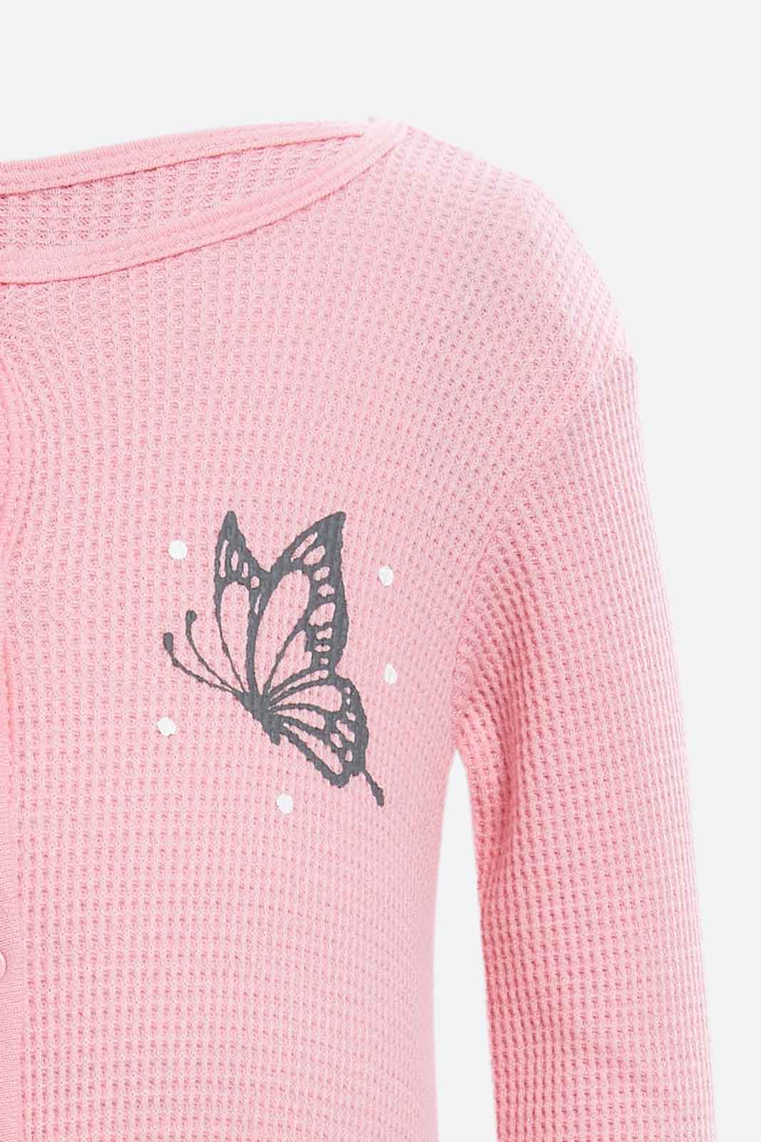 Redtag-Butterfly-Applique-2-Pc-Sleepsuit-Girl-Category:Sleepsuits,-Colour:Apricot,-Deals:New-In,-Dept:New-Born,-Filter:Baby-(0-to-12-Mths),-NBF-Sleepsuits,-New-In-NBF-APL,-Non-Sale,-S23A,-Section:Boys-(0-to-14Yrs)-Baby-0 to 12 Months