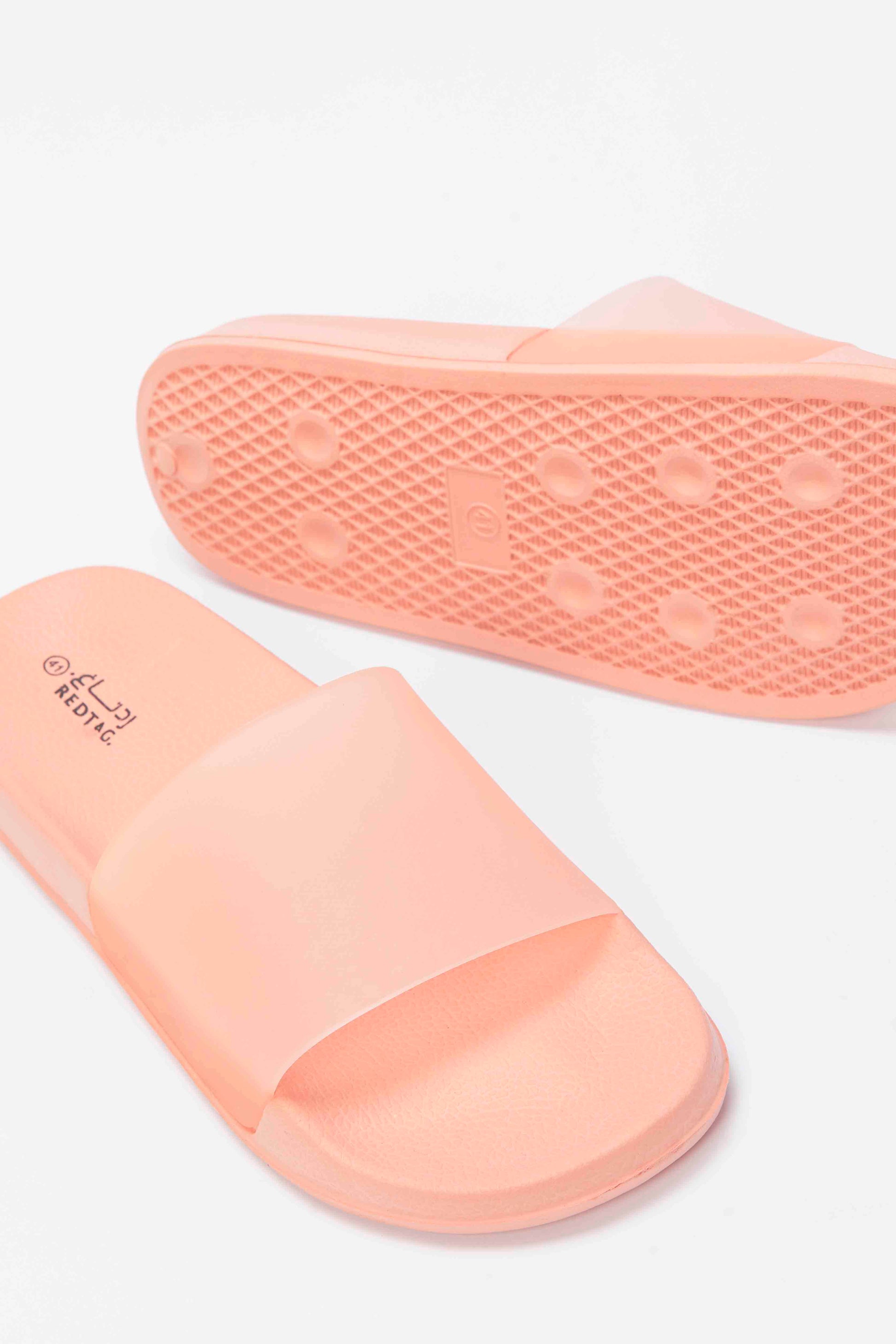 Redtag-Pink-Vinly-Slide-Category:Flip-Flops,-Colour:Pink,-Deals:New-In,-Filter:Women's-Footwear,-N/A,-New-In-Women-FOO,-Non-Sale,-S23A,-Section:Women,-Women-Flip-Flops-Women's-