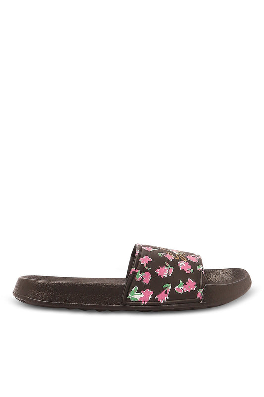 Redtag-Black-Floral-Print-Slide-Category:Flip-Flops,-Colour:Black,-Deals:New-In,-Filter:Women's-Footwear,-N/A,-New-In-Women-FOO,-Non-Sale,-S23A,-Section:Women,-Women-Flip-Flops-Women's-