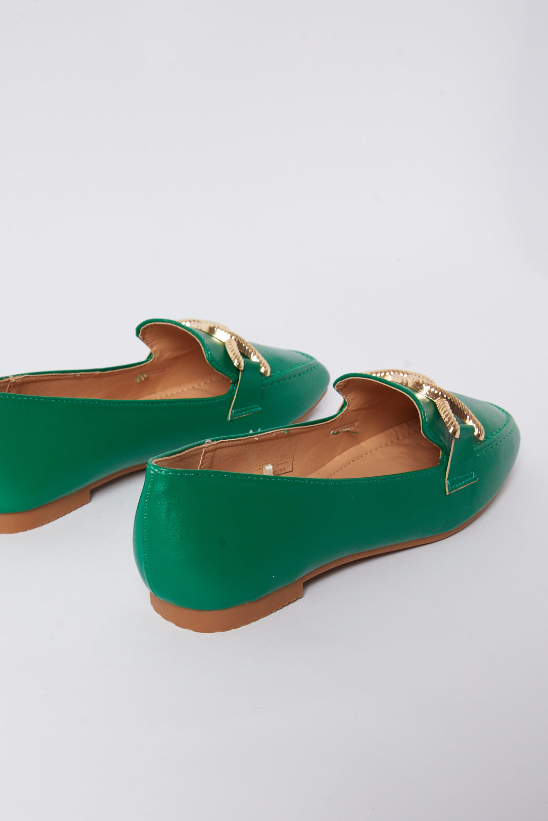 Redtag-Green-Loafer-With-Trim-Category:Shoes,-Colour:Green,-Deals:New-In,-Filter:Women's-Footwear,-N/A,-New-In-Women-FOO,-Non-Sale,-S23A,-Section:Women,-Women-Shoes-Women's-