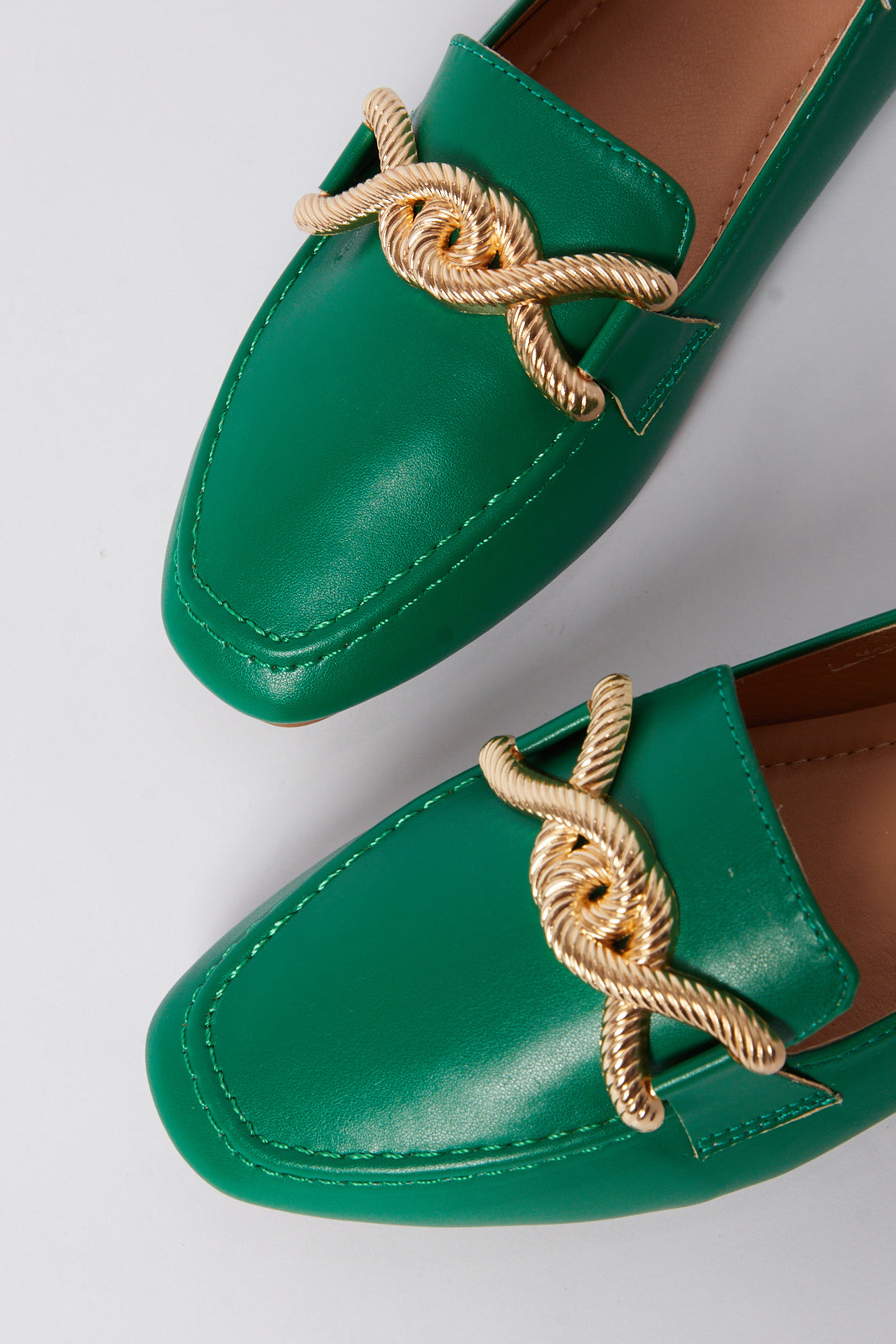 Redtag-Green-Loafer-With-Trim-Category:Shoes,-Colour:Green,-Deals:New-In,-Filter:Women's-Footwear,-N/A,-New-In-Women-FOO,-Non-Sale,-S23A,-Section:Women,-Women-Shoes-Women's-