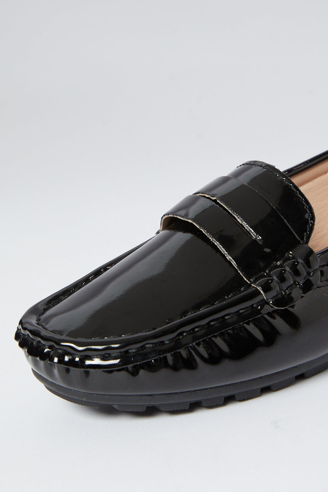 Redtag-Black-Patent-Moccasin-Category:Shoes,-Colour:Black,-Deals:New-In,-Filter:Women's-Footwear,-N/A,-New-In-Women-FOO,-Non-Sale,-S23A,-Section:Women,-Women-Shoes-Women's-