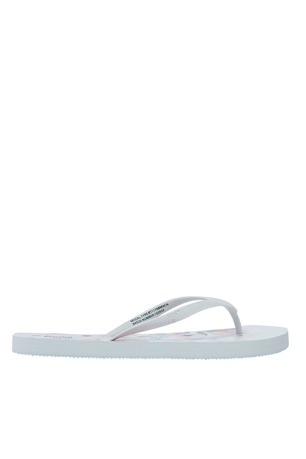 Redtag-White-Flamingo-Print-Flip-Flop-Category:Flip-Flops,-Colour:White,-Deals:New-In,-Filter:Women's-Footwear,-N/A,-New-In-Women-FOO,-Non-Sale,-S23A,-Section:Women,-Women-Flip-Flops-Women's-
