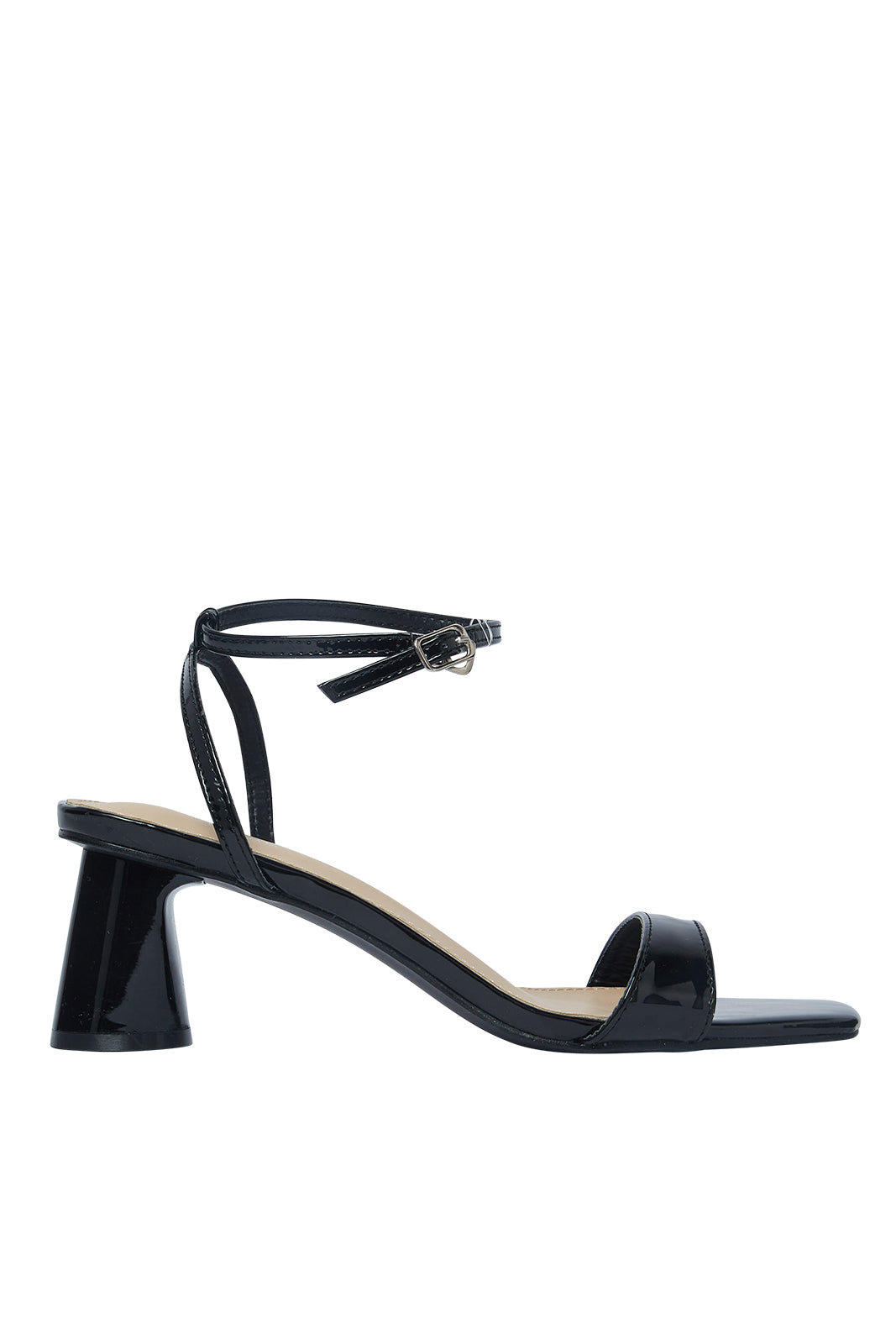 Redtag-Black-Patent-Sandal-Category:Sandals,-Colour:Black,-Deals:New-In,-Filter:Women's-Footwear,-LEC-Sandals,-N/A,-New-In-Women-FOO,-Non-Sale,-S23A,-Section:Women-Women's-
