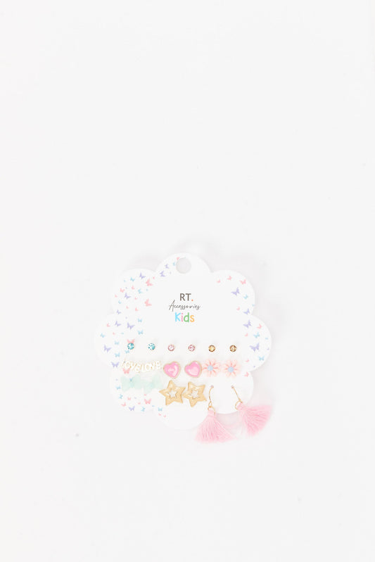 Redtag-Earring-Category:Jewellery,-Colour:Assorted,-Deals:New-In,-Dept:Girls,-Filter:Girls-Accessories,-GIR-Jewellery,-New-In,-New-In-GIR-ACC,-Non-Sale,-S23A,-Section:Girls-(0-to-14Yrs)-Girls-
