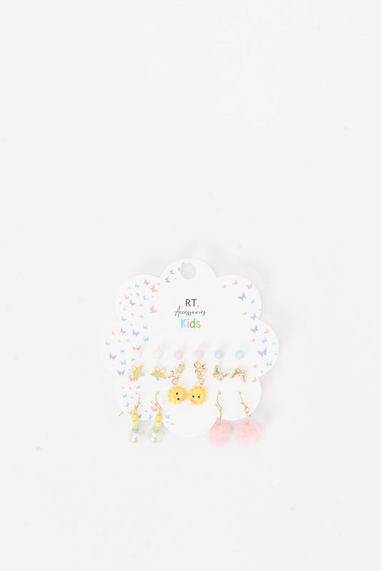 Redtag-Earring-Category:Jewellery,-Colour:Assorted,-Deals:New-In,-Dept:Girls,-Filter:Girls-Accessories,-GIR-Jewellery,-New-In,-New-In-GIR-ACC,-Non-Sale,-S23A,-Section:Girls-(0-to-14Yrs)-Girls-