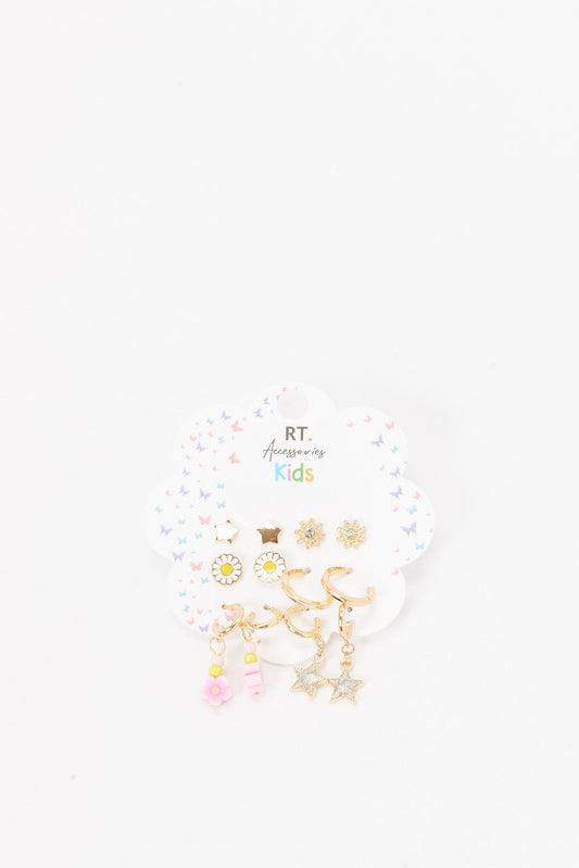 Redtag-Earring-Category:Jewellery,-Colour:Assorted,-Deals:New-In,-Dept:Girls,-Filter:Girls-Accessories,-GIR-Jewellery,-New-In,-New-In-GIR-ACC,-Non-Sale,-S23A,-Section:Girls-(0-to-14Yrs)-Girls-