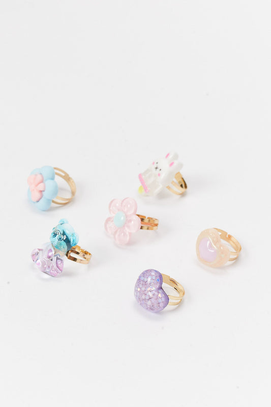 Redtag-Ring-Set-Category:Jewellery,-Colour:Assorted,-Deals:New-In,-Dept:Girls,-Filter:Girls-Accessories,-GIR-Jewellery,-New-In,-New-In-GIR-ACC,-Non-Sale,-S23A,-Section:Girls-(0-to-14Yrs)-Girls-