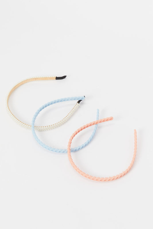 Redtag-Headband-Category:Hair-Accessories,-Colour:Assorted,-Deals:New-In,-Dept:Girls,-Filter:Girls-Accessories,-GIR-Hair-Accessories,-H1:ACC,-H2:GIR,-H3:GIA,-H4:HAC,-New-In,-New-In-GIR-ACC,-Non-Sale,-S23A,-Season:S23B,-Section:Girls-(0-to-14Yrs)-Girls-