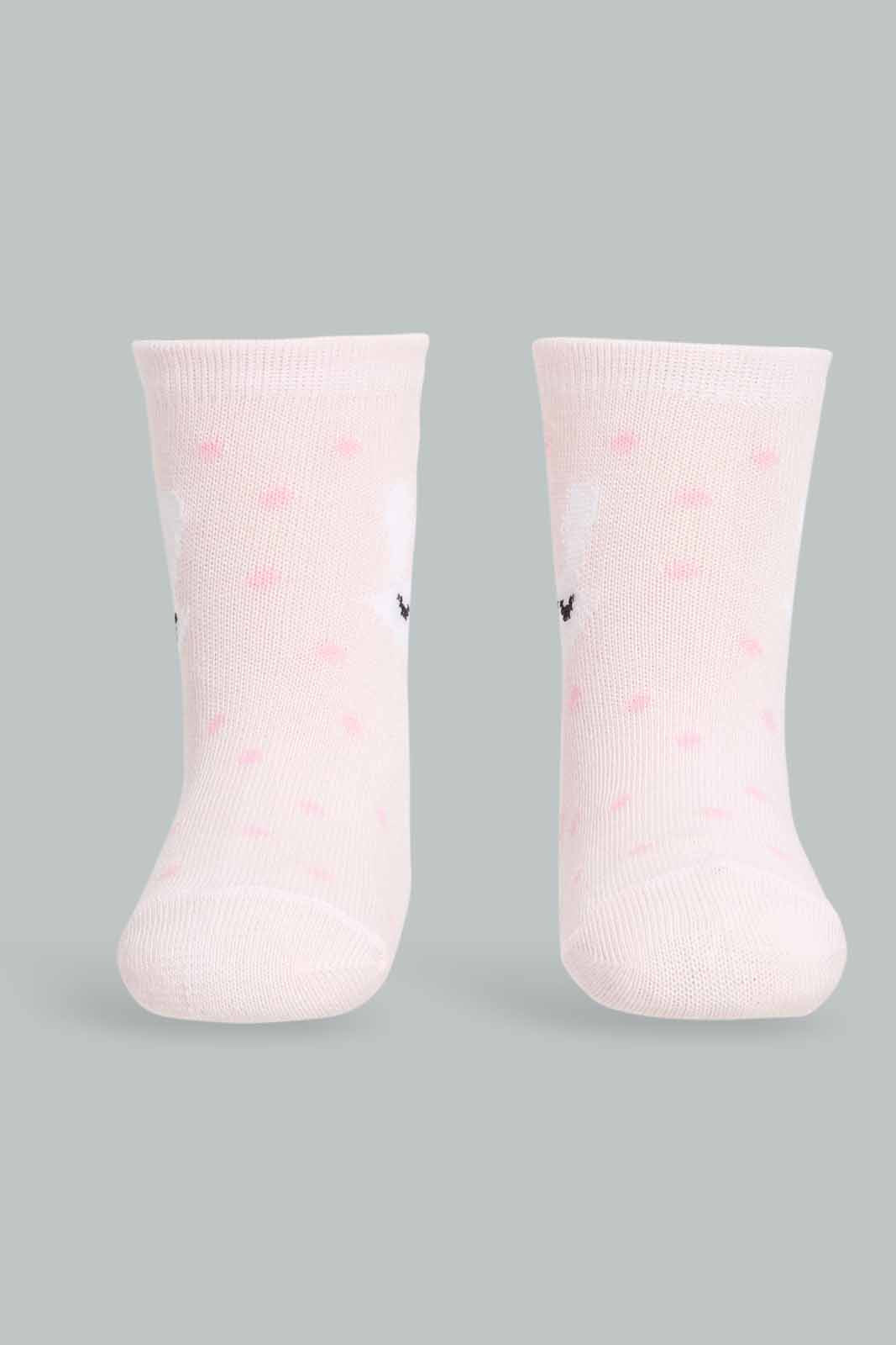Baby Girls Assorted Ankle Socks (Pack of 4)