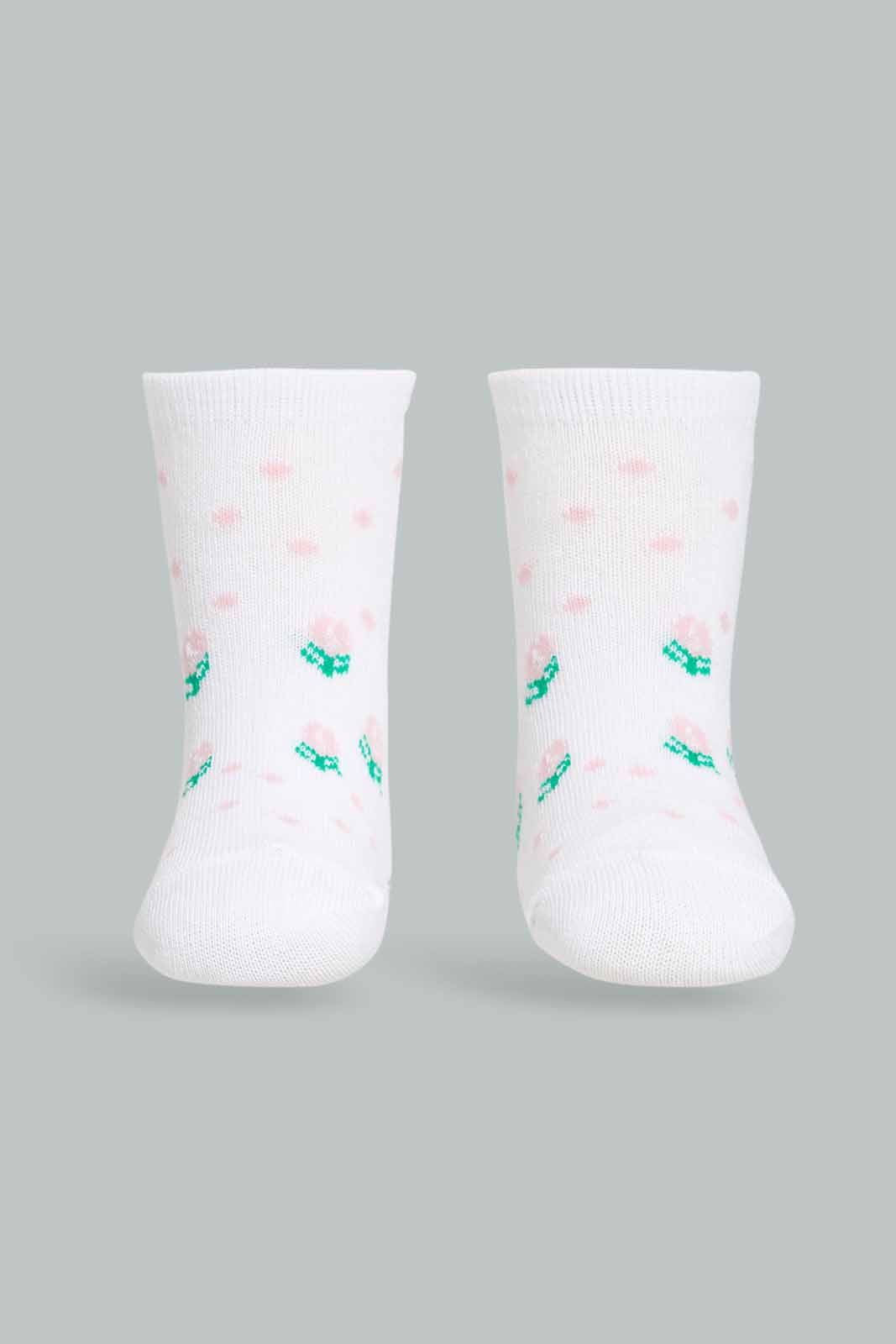 Baby Girls Assorted Ankle Socks (Pack of 4)
