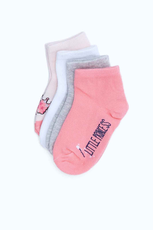 Redtag-Girls-Pink-Assorted-Ankle-Length-Infant-Socks--Pack-Of-4-365,-Category:Socks,-Colour:Assorted,-Deals:2-FOR-37,-Deals:New-In,-Dept:Girls,-Filter:Infant-Girls-(3-to-24-Mths),-ING-Socks,-New-In-ING-APL,-Non-Sale,-Section:Girls-(0-to-14Yrs)-Infant-Girls-3 to 24 Months