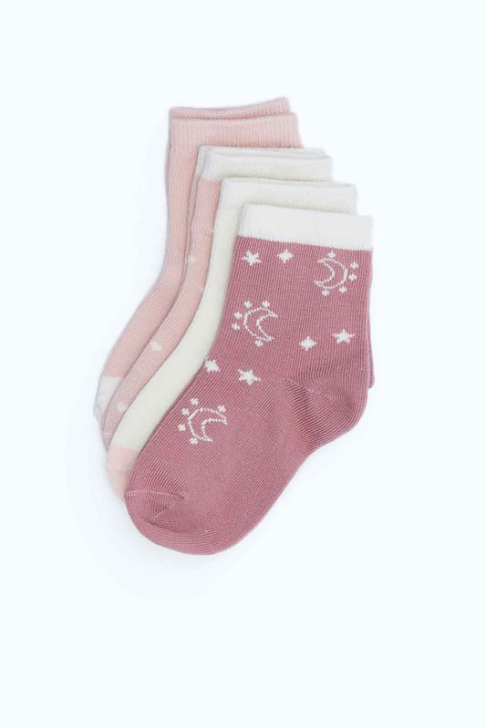 Redtag-Girls-Burgundy-And-Brown-Ankle-Assorted-Pack---Pack-Of-4-365,-Category:Socks,-Colour:Assorted,-Deals:2-FOR-37,-Deals:New-In,-Dept:Girls,-Filter:Infant-Girls-(3-to-24-Mths),-ING-Socks,-New-In-ING-APL,-Non-Sale,-Section:Girls-(0-to-14Yrs)-Infant-Girls-3 to 24 Months