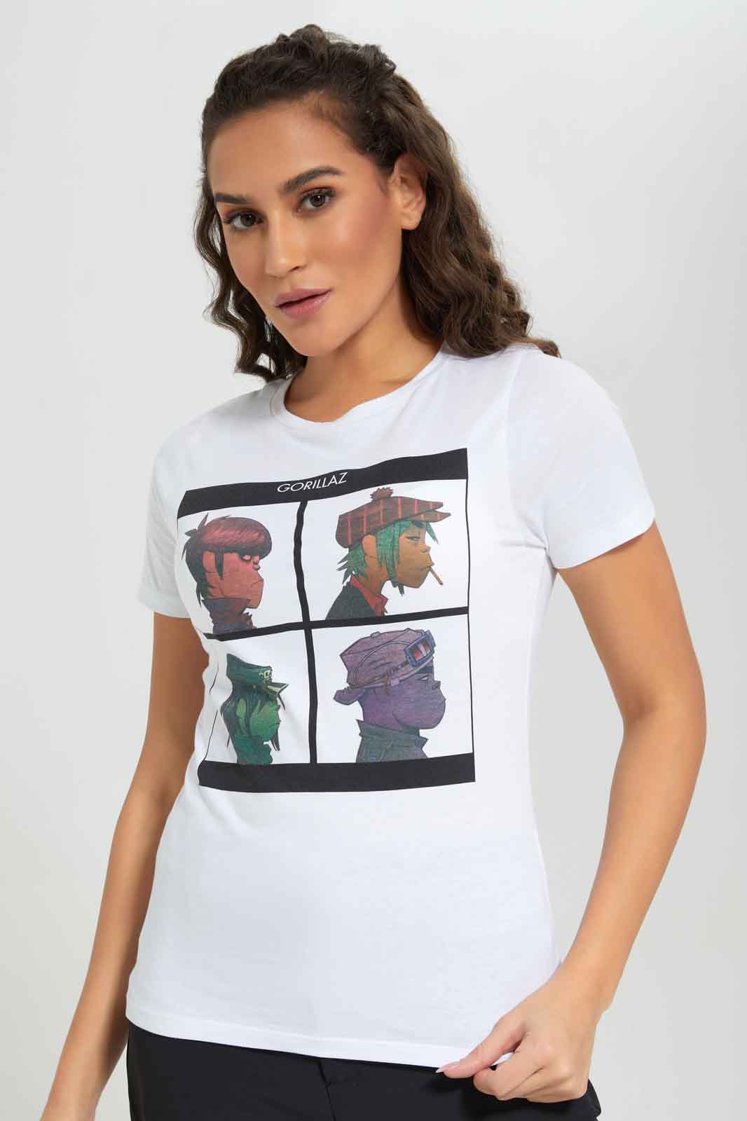 Redtag-Women-White-Gorrillaz-Printed-T-Shirt-Category:T-Shirts,-Colour:White,-Deals:New-In,-Dept:Ladieswear,-FF,-Filter:Women's-Clothing,-New-In-Women-APL,-Non-Sale,-Section:Women,-W22B,-Women-T-Shirts-Women's-