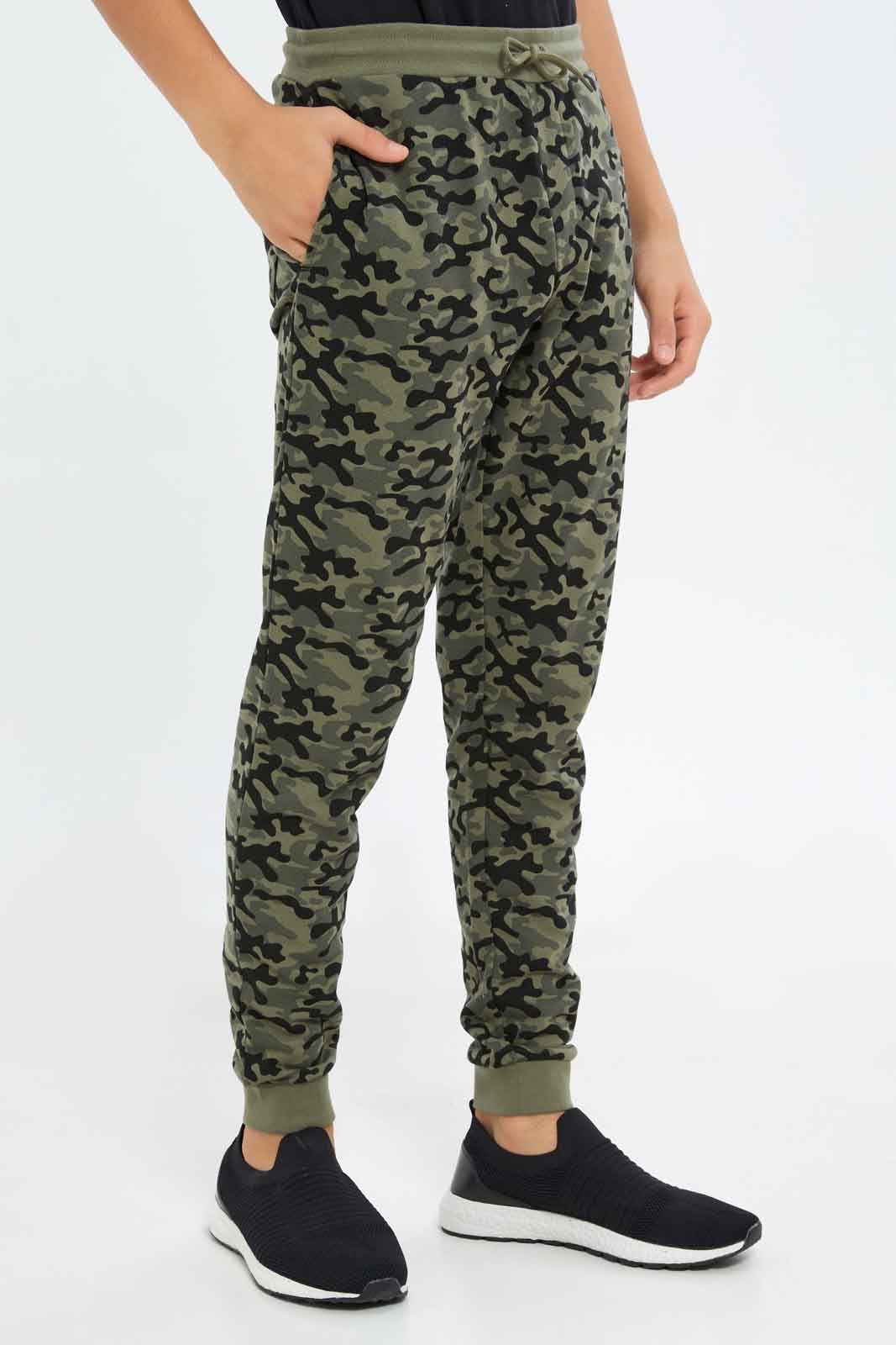 Redtag-Boys-Olive-C-Active-Pants-BSR-Joggers,-Category:Joggers,-Colour:Green,-Deals:New-In,-Dept:Boys,-Filter:Senior-Boys-(8-to-14-Yrs),-New-In-BSR-APL,-Non-Sale,-S23B,-Section:Boys-(0-to-14Yrs)-Senior-Boys-9 to 14 Years
