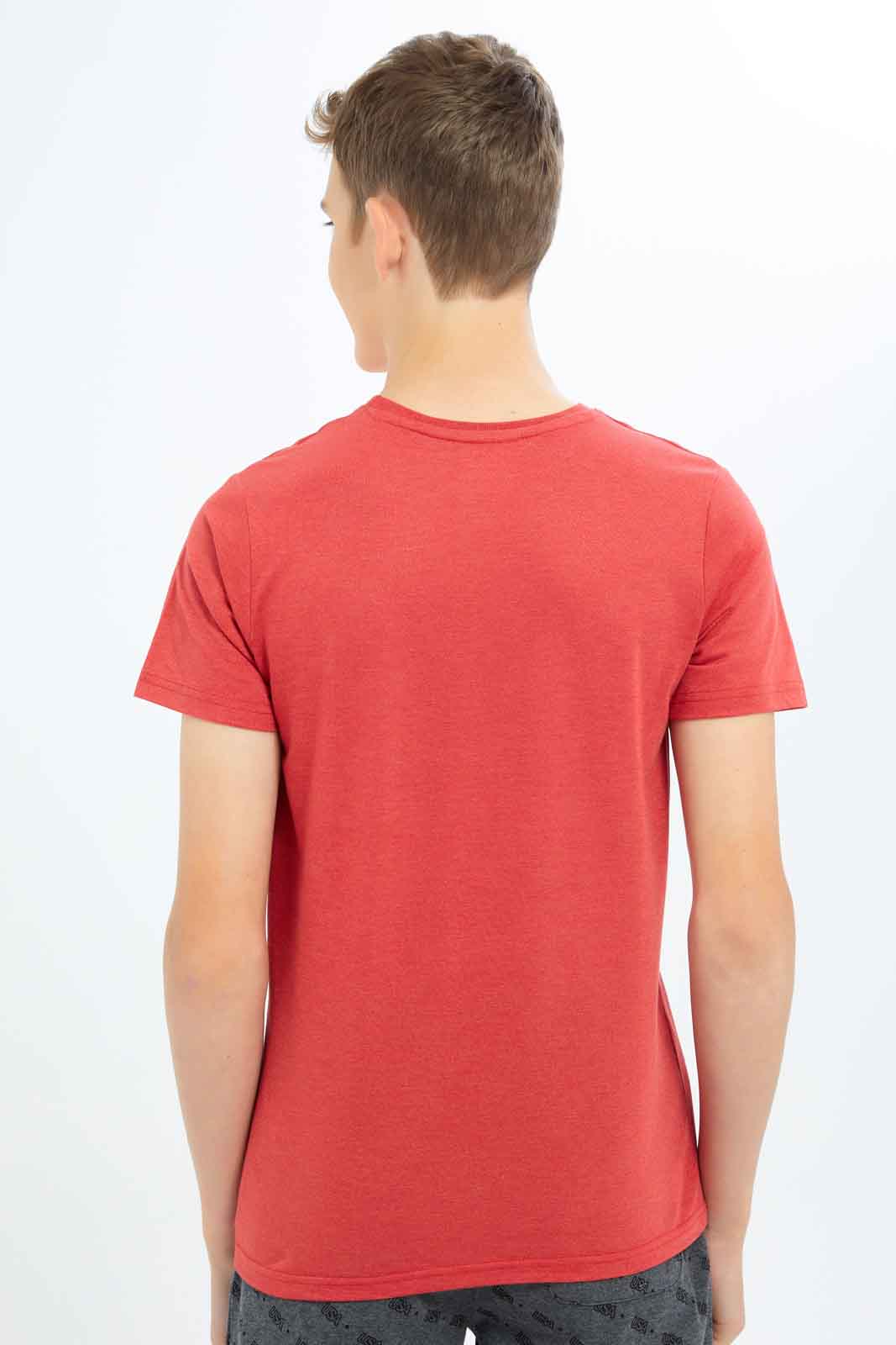 Redtag-Boys-Red-Mel/-White-2-Pc-Pack-Short-Sleeve-Tshirt-BSR-T-Shirts,-Category:T-Shirts,-Colour:Assorted,-Deals:New-In,-Dept:Boys,-Filter:Senior-Boys-(8-to-14-Yrs),-New-In-BSR-APL,-Non-Sale,-S23B,-Section:Boys-(0-to-14Yrs)-Senior-Boys-9 to 14 Years