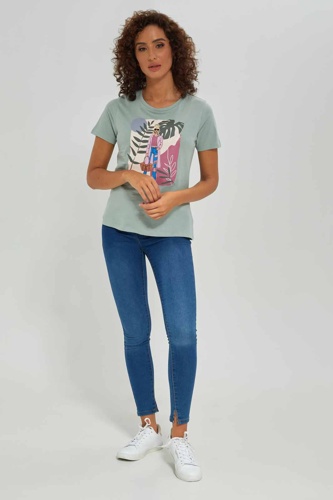 Redtag-Women-Black-Printed-T-Shirt-Category:T-Shirts,-Colour:Black,-Deals:New-In,-Dept:Ladieswear,-Filter:Women's-Clothing,-New-In-Women-APL,-Non-Sale,-S23A,-Section:Women,-TBL,-Women-T-Shirts-Women's-