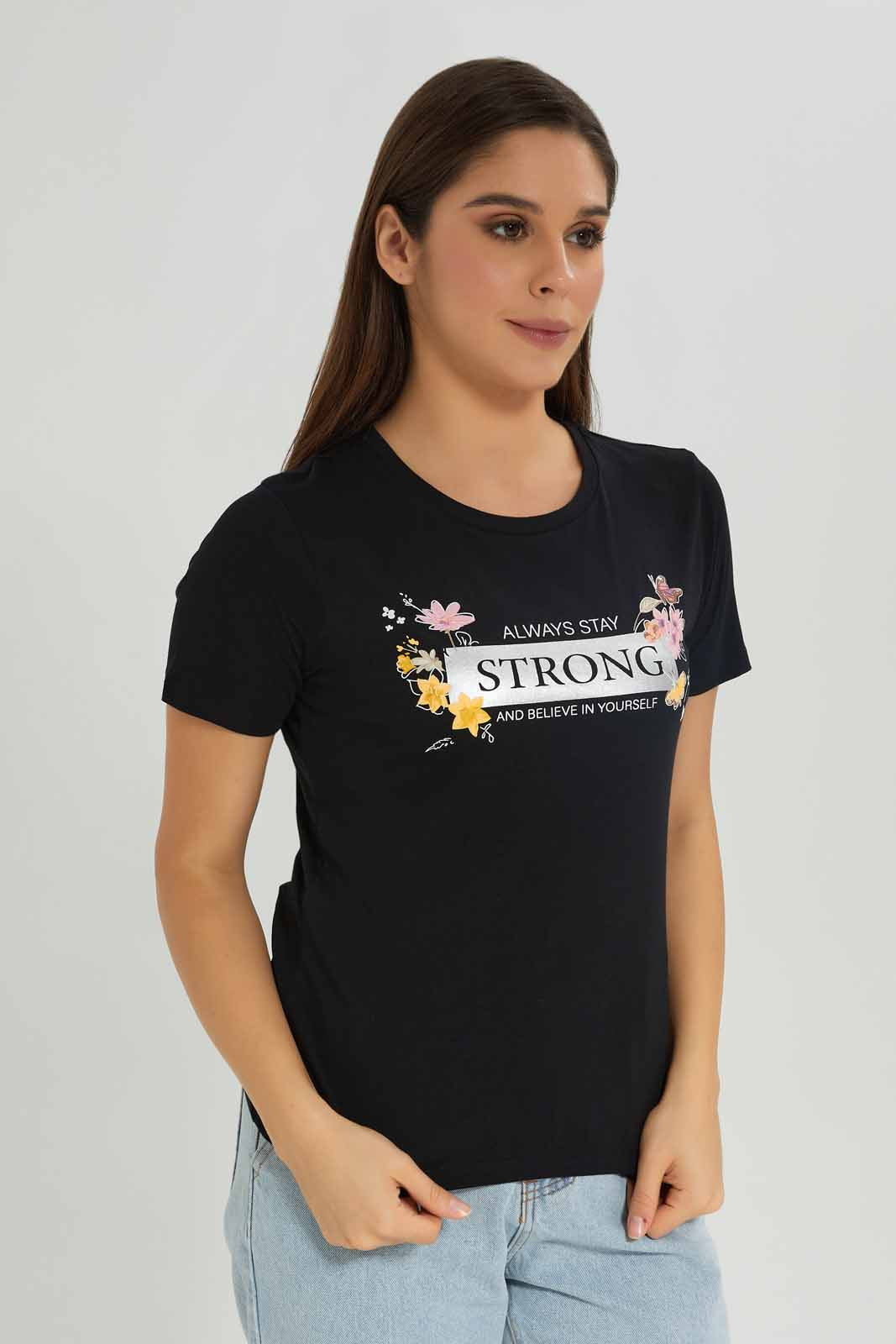 Redtag-Women-White-Luxury-Forever-Printed-T-Shirt-Category:T-Shirts,-Colour:White,-Deals:New-In,-Dept:Ladieswear,-Filter:Women's-Clothing,-New-In-Women-APL,-Non-Sale,-S23A,-Section:Women,-TBL,-Women-T-Shirts-Women's-