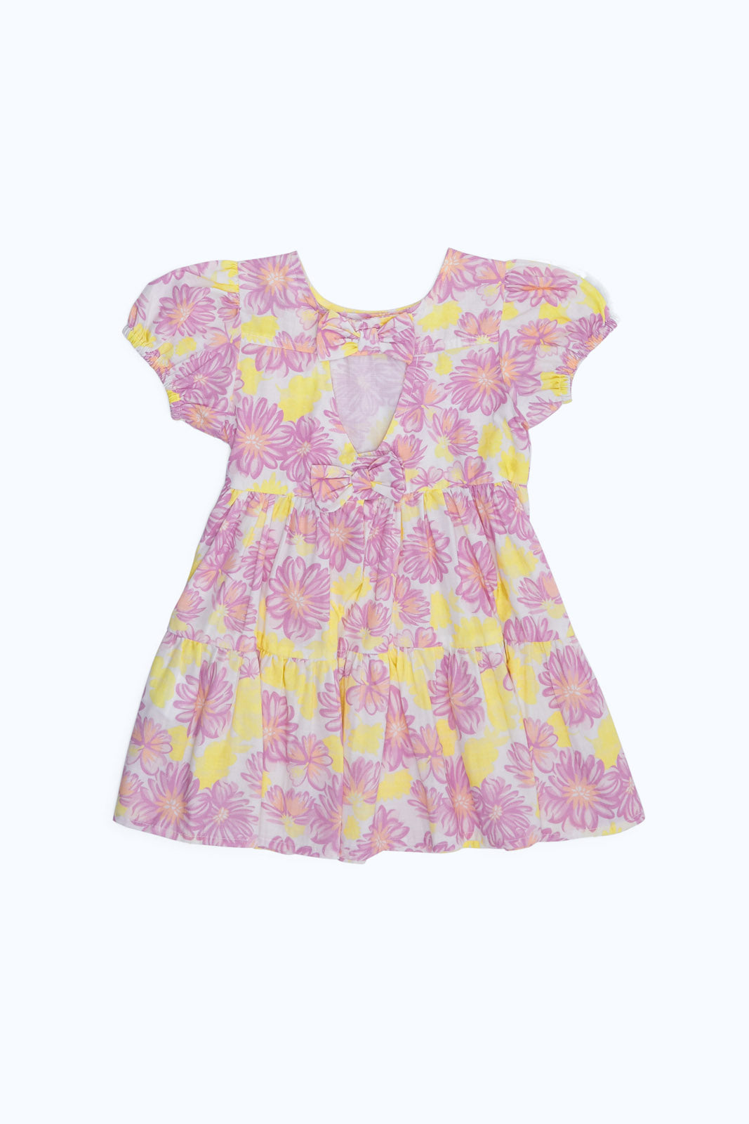 Redtag-Girls-Ivory-Floral-Aop-Dress-Category:Dresses,-Colour:Ivory,-Deals:New-In,-Dept:Girls,-Filter:Infant-Girls-(3-to-24-Mths),-ING-Dresses,-New-In-ING-APL,-Non-Sale,-S23B,-Section:Girls-(0-to-14Yrs)-Infant-Girls-3 to 24 Months