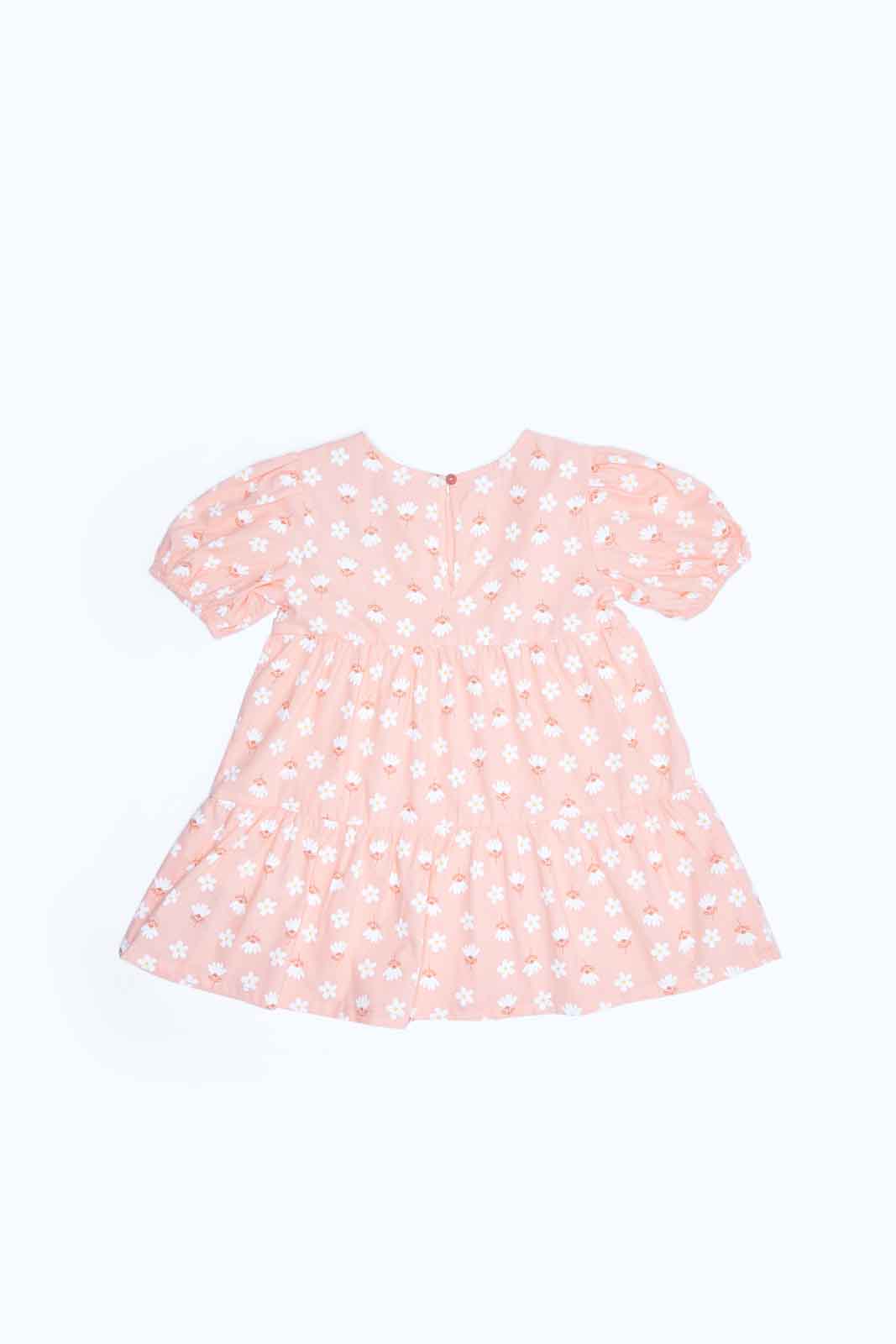 Redtag-Girls-Coral-Teared-Aop-Dress-Category:Dresses,-Colour:Orange,-Deals:2-FOR-69,-Deals:New-In,-Dept:Girls,-Filter:Infant-Girls-(3-to-24-Mths),-ING-Dresses,-MQN,-New-In-ING-APL,-Non-Sale,-S23B,-Section:Girls-(0-to-14Yrs)-Infant-Girls-3 to 24 Months