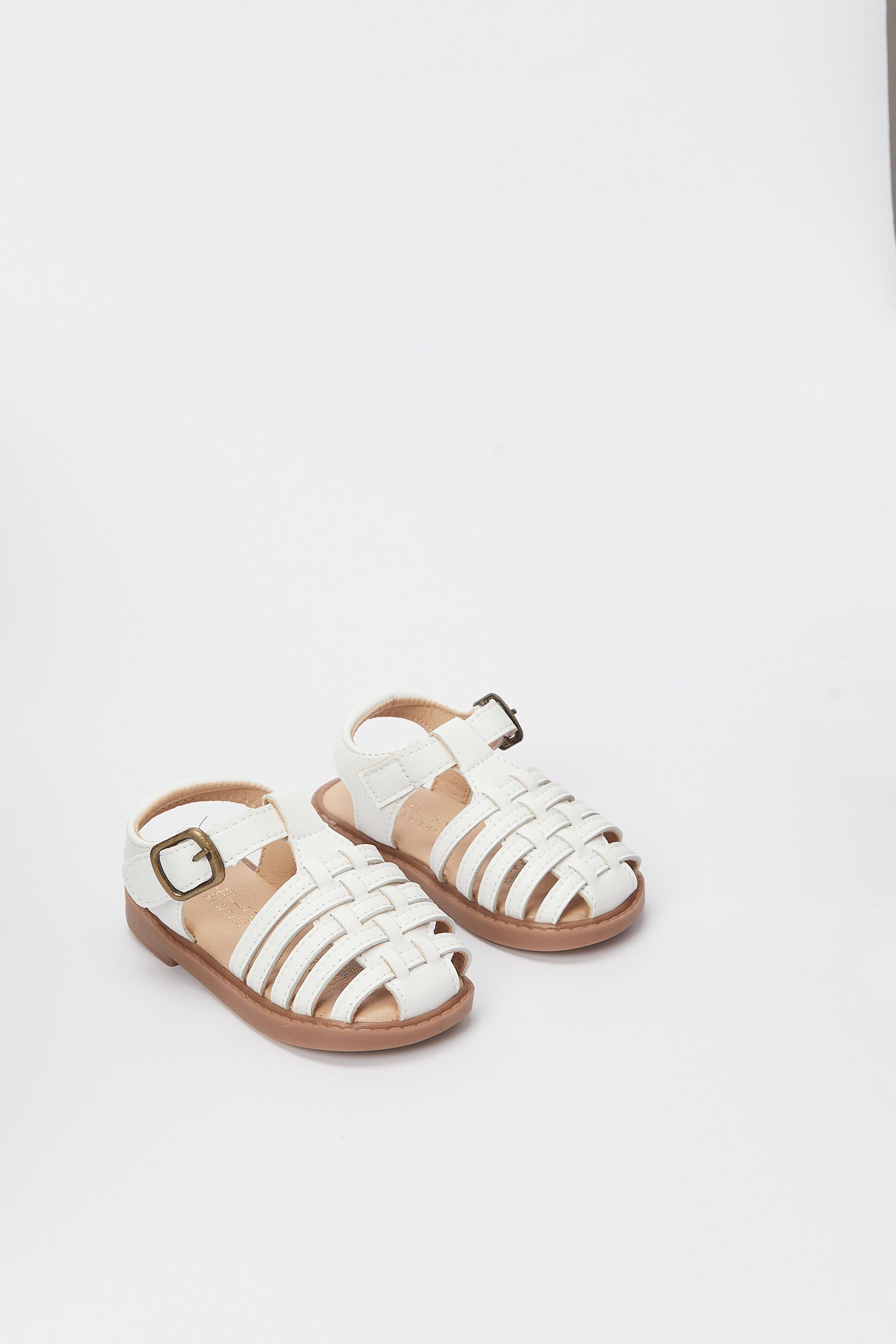 Redtag-White-Fisherman-Sandal-Category:Sandals,-Colour:White,-Deals:New-In,-Filter:Boys-Footwear-(1-to-3-Yrs),-H1:FOO,-H2:INB,-H3:SHO,-H4:CAH,-INB-Sandals,-New-In-INB-FOO,-Non-Sale,-Promo:RMD,-RMD,-S23B,-Season:S23B,-Section:Boys-(0-to-14Yrs)-Infant-Boys-1 to 3 Years