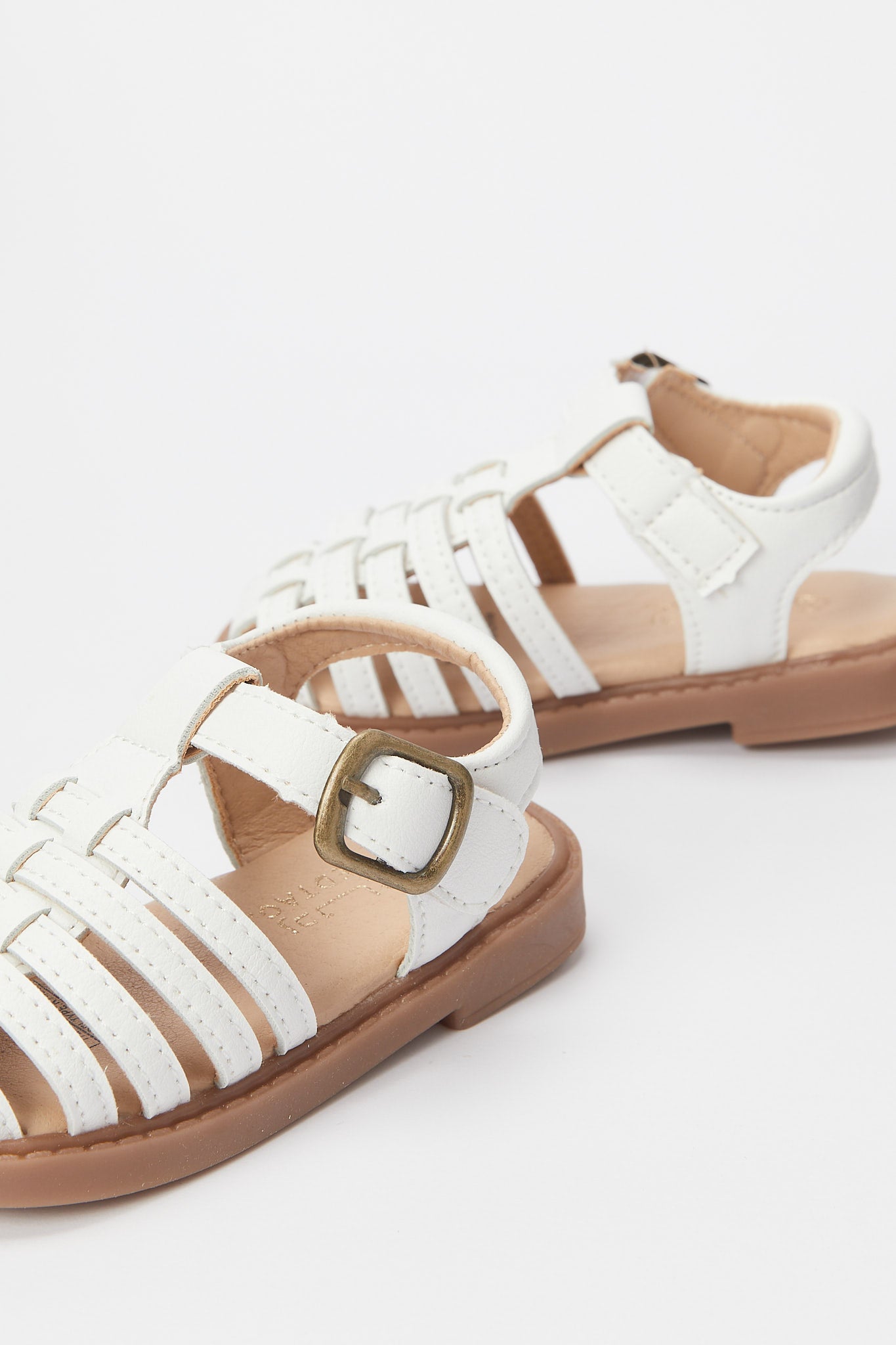 Redtag-White-Fisherman-Sandal-Category:Sandals,-Colour:White,-Deals:New-In,-Filter:Boys-Footwear-(1-to-3-Yrs),-H1:FOO,-H2:INB,-H3:SHO,-H4:CAH,-INB-Sandals,-New-In-INB-FOO,-Non-Sale,-Promo:RMD,-RMD,-S23B,-Season:S23B,-Section:Boys-(0-to-14Yrs)-Infant-Boys-1 to 3 Years