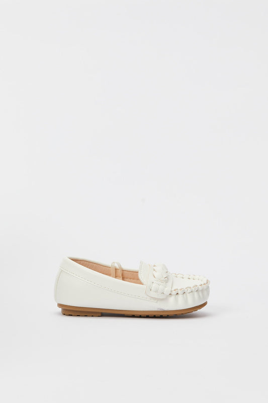 Redtag-White-Moccasin-Category:Shoes,-Colour:White,-Deals:New-In,-Filter:Boys-Footwear-(1-to-3-Yrs),-H1:FOO,-H2:INB,-H3:SHO,-H4:CAH,-INB-Sandals,-New-In-INB-FOO,-Non-Sale,-Promo:RMD,-RMD,-S23B,-Season:S23B,-Section:Boys-(0-to-14Yrs)-Infant-Boys-1 to 3 Years