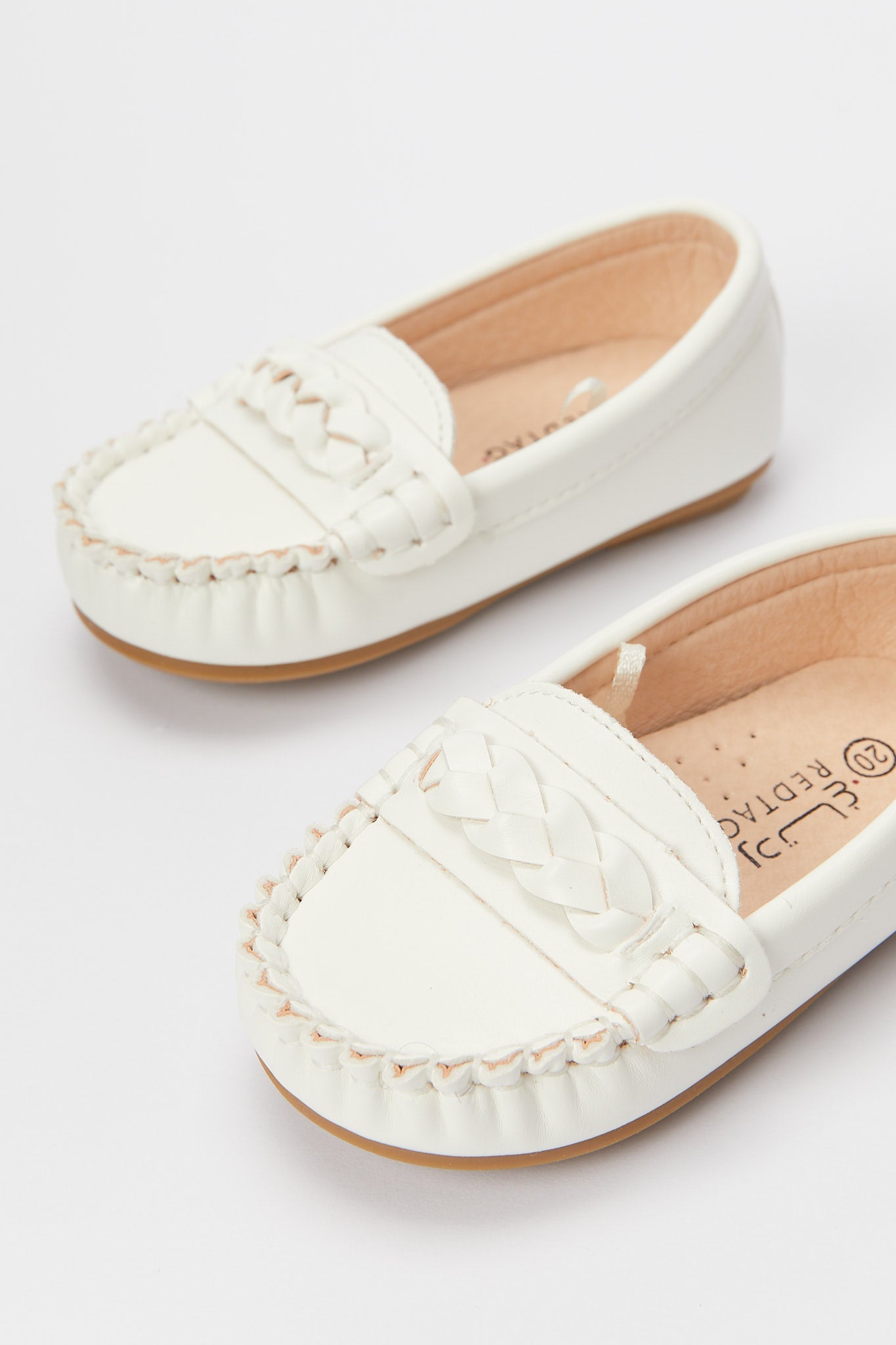 Redtag-White-Moccasin-Category:Shoes,-Colour:White,-Deals:New-In,-Filter:Boys-Footwear-(1-to-3-Yrs),-H1:FOO,-H2:INB,-H3:SHO,-H4:CAH,-INB-Sandals,-New-In-INB-FOO,-Non-Sale,-Promo:RMD,-RMD,-S23B,-Season:S23B,-Section:Boys-(0-to-14Yrs)-Infant-Boys-1 to 3 Years