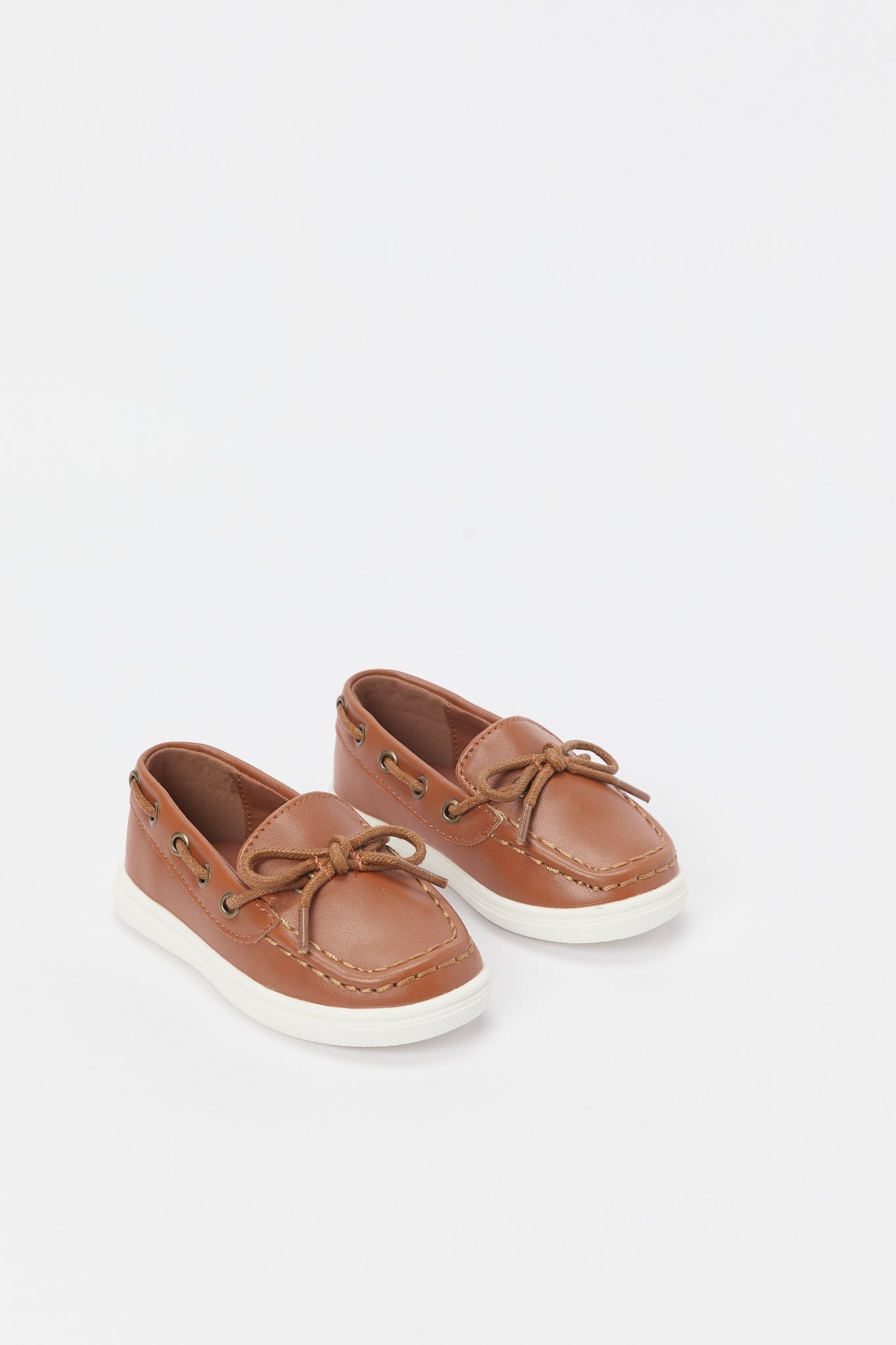 Redtag-Brown-Slip-On-Boat-Shoe-Category:Shoes,-Colour:Brown,-Deals:New-In,-Filter:Boys-Footwear-(1-to-3-Yrs),-H1:FOO,-H2:INB,-H3:SHO,-H4:CAH,-INB-Sandals,-New-In-INB-FOO,-Non-Sale,-Promo:RMD,-RMD,-S23B,-Season:S23B,-Section:Boys-(0-to-14Yrs)-Infant-Boys-1 to 3 Years