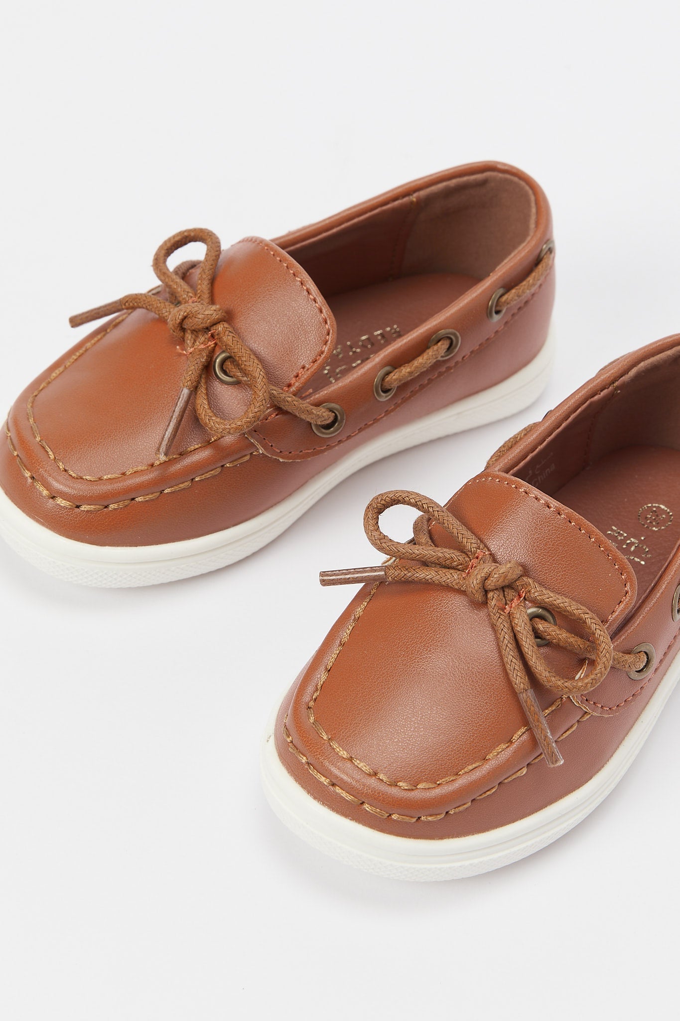 Redtag-Brown-Slip-On-Boat-Shoe-Category:Shoes,-Colour:Brown,-Deals:New-In,-Filter:Boys-Footwear-(1-to-3-Yrs),-H1:FOO,-H2:INB,-H3:SHO,-H4:CAH,-INB-Sandals,-New-In-INB-FOO,-Non-Sale,-Promo:RMD,-RMD,-S23B,-Season:S23B,-Section:Boys-(0-to-14Yrs)-Infant-Boys-1 to 3 Years