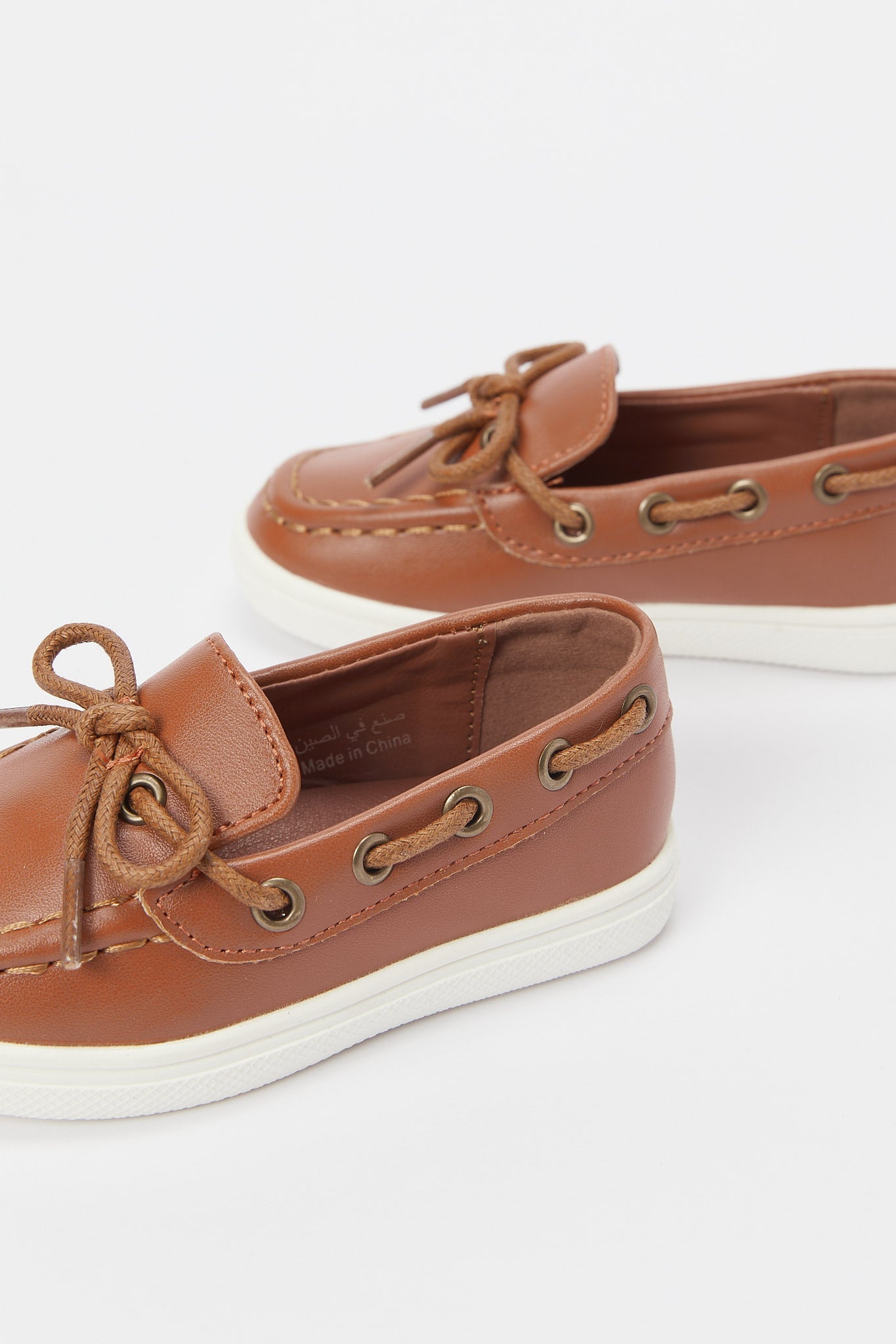 Redtag-Brown-Slip-On-Boat-Shoe-Category:Shoes,-Colour:Brown,-Deals:New-In,-Filter:Boys-Footwear-(1-to-3-Yrs),-H1:FOO,-H2:INB,-H3:SHO,-H4:CAH,-INB-Sandals,-New-In-INB-FOO,-Non-Sale,-Promo:RMD,-RMD,-S23B,-Season:S23B,-Section:Boys-(0-to-14Yrs)-Infant-Boys-1 to 3 Years