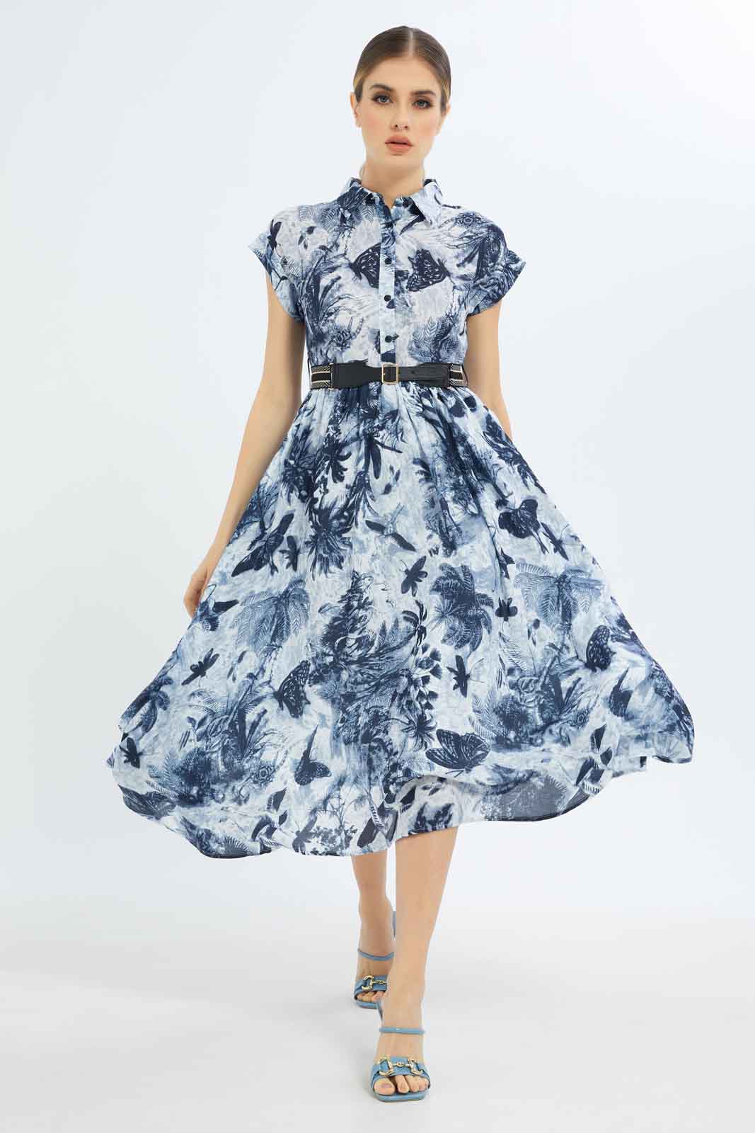 Redtag-Women-Navy-Printed-Dress-Category:Dresses,-Colour:Navy,-Deals:New-In,-Dept:Ladieswear,-Filter:Women's-Clothing,-LDC,-LDC-Dresses,-New-In-LDC-APL,-Non-Sale,-S23B,-Section:Women-Women's-