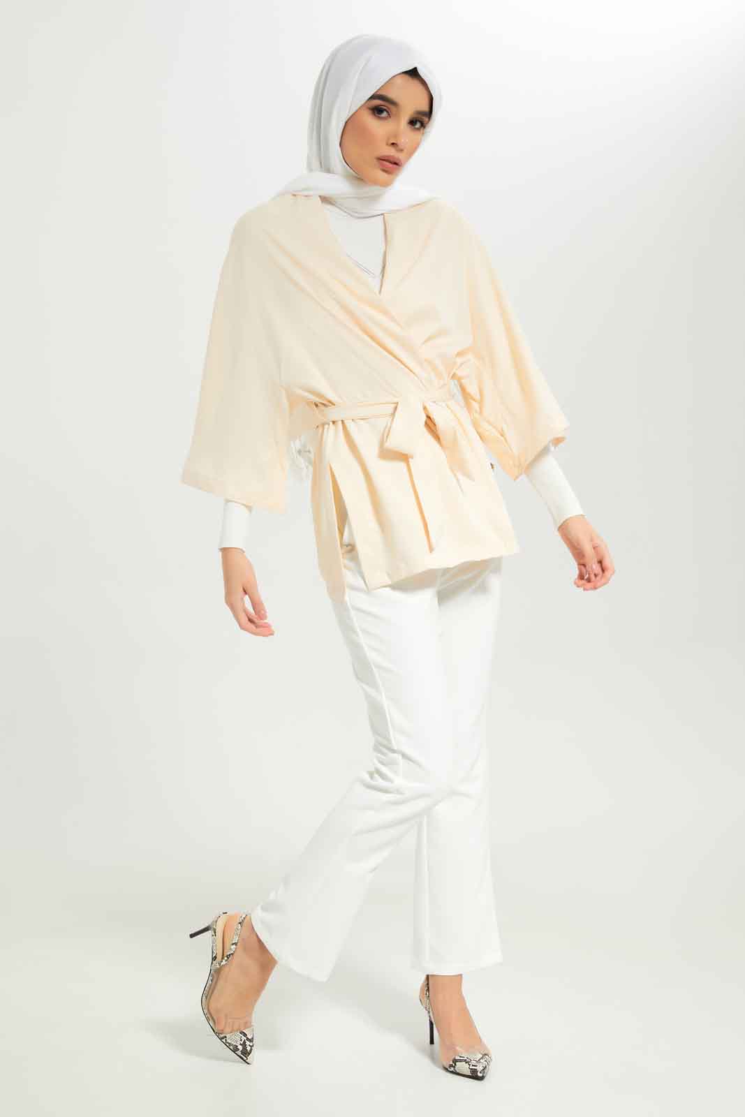Redtag-Women-Beige-Belted-Cardigan-Category:Cardigans,-Colour:Beige,-Deals:New-In,-Dept:Ladieswear,-Filter:Women's-Clothing,-New-In-Women-APL,-Non-Sale,-S23A,-Section:Women,-Women-Cardigans-Women's-