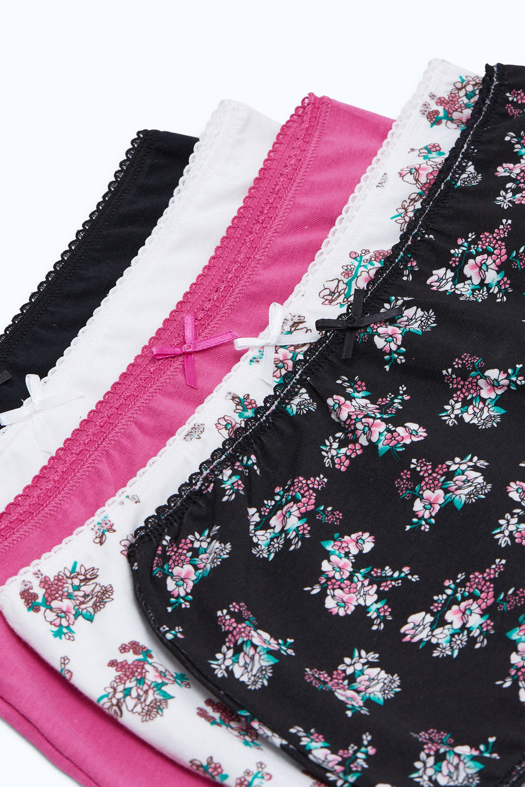 Redtag-Women-Assorted-Print/Plain-Mama-Briefs-(5-Pack)-365,-Category:Briefs,-Colour:Assorted,-Deals:New-In,-Dept:Ladieswear,-Filter:Women's-Clothing,-H1:LWR,-H2:LDL,-H3:LIN,-H4:BRE,-New-In-Women-APL,-Non-Sale,-Season:365,-Section:Women,-Set:Set-of-5,-Women-Briefs--
