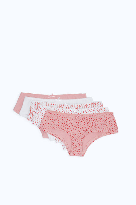 Redtag-Women-Assorted-Print/Plain-Boy-Leg-Briefs-(5-Pack)-365,-Category:Briefs,-Colour:Assorted,-Deals:New-In,-Dept:Ladieswear,-Filter:Women's-Clothing,-H1:LWR,-H2:LDL,-H3:LIN,-H4:BRE,-New-In-Women-APL,-Non-Sale,-Season:365,-Section:Women,-Set:Set-of-5,-Women-Briefs--