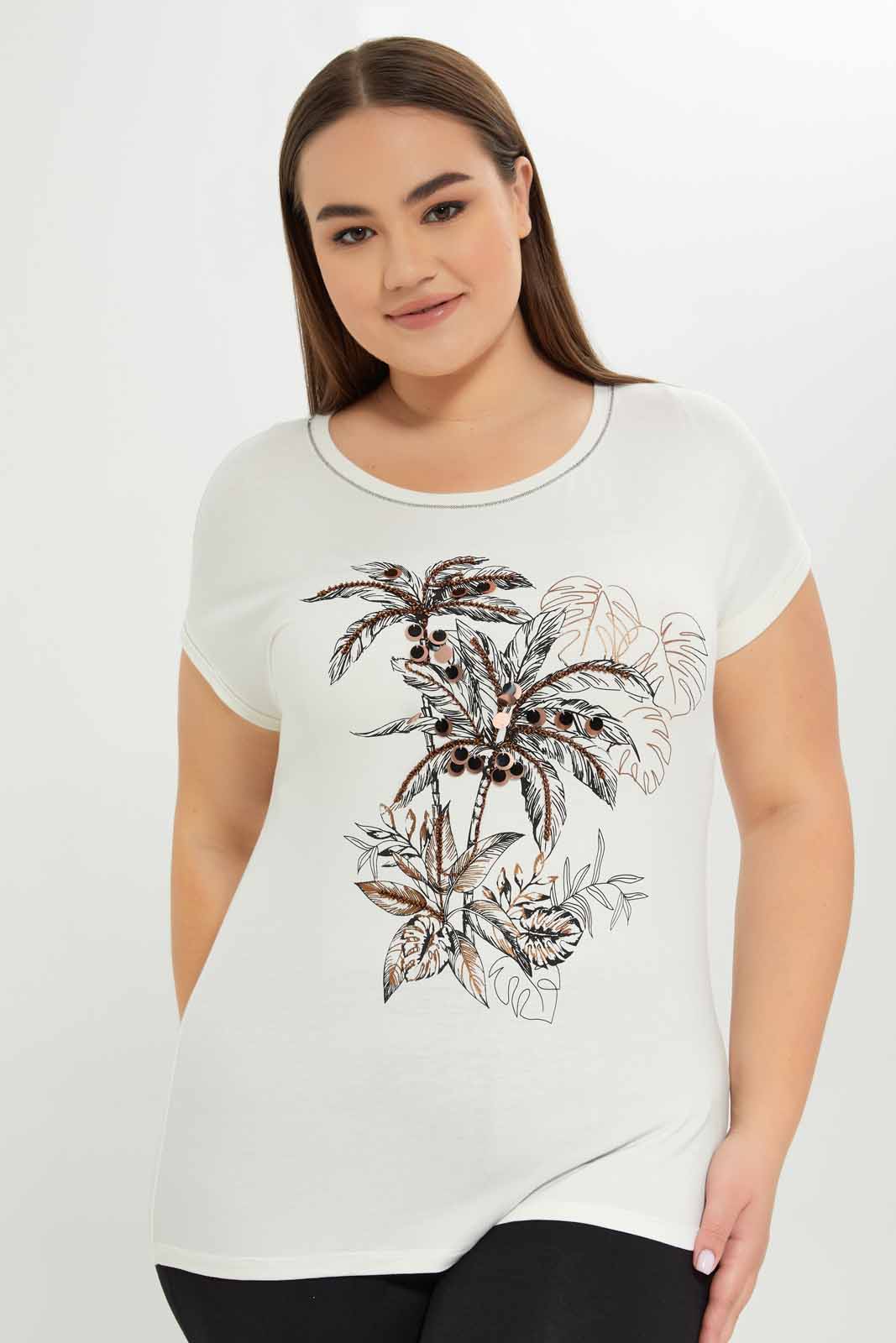 Redtag-Women-Ivory-Embellished-Jersey-Top-Category:Tops,-Colour:Ivory,-Deals:New-In,-Dept:Ladieswear,-Filter:Plus-Size,-LDP-Tops,-New-In-LDP-APL,-Non-Sale,-S23A,-Section:Women-Women's-