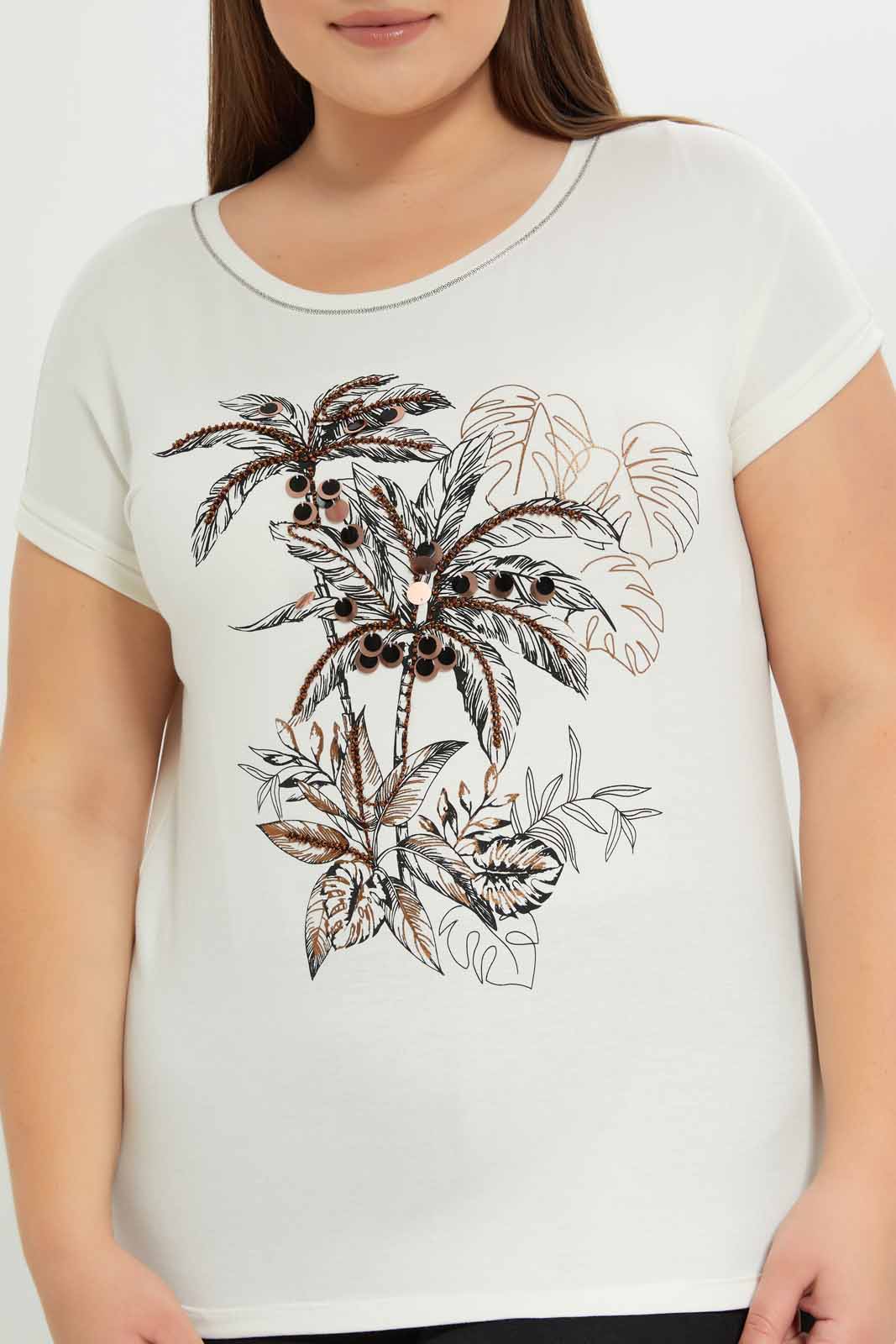 Redtag-Women-Ivory-Embellished-Jersey-Top-Category:Tops,-Colour:Ivory,-Deals:New-In,-Dept:Ladieswear,-Filter:Plus-Size,-LDP-Tops,-New-In-LDP-APL,-Non-Sale,-S23A,-Section:Women-Women's-
