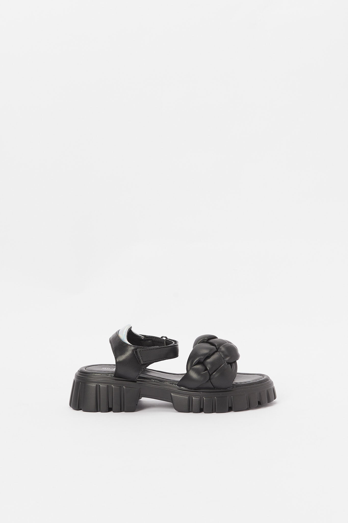Redtag-Black-Chunky-Sandal-Category:Sandals,-Colour:Black,-Deals:New-In,-Filter:Girls-Footwear-(5-to-14-Yrs),-GSR-Sandals,-H1:FOO,-H2:GSR,-H3:SAF,-H4:SAN,-N/A,-New-In-GSR-FOO,-Non-Sale,-S23A,-Season:S23A,-Section:Girls-(0-to-14Yrs)-Senior-Girls-5 to 14 Years